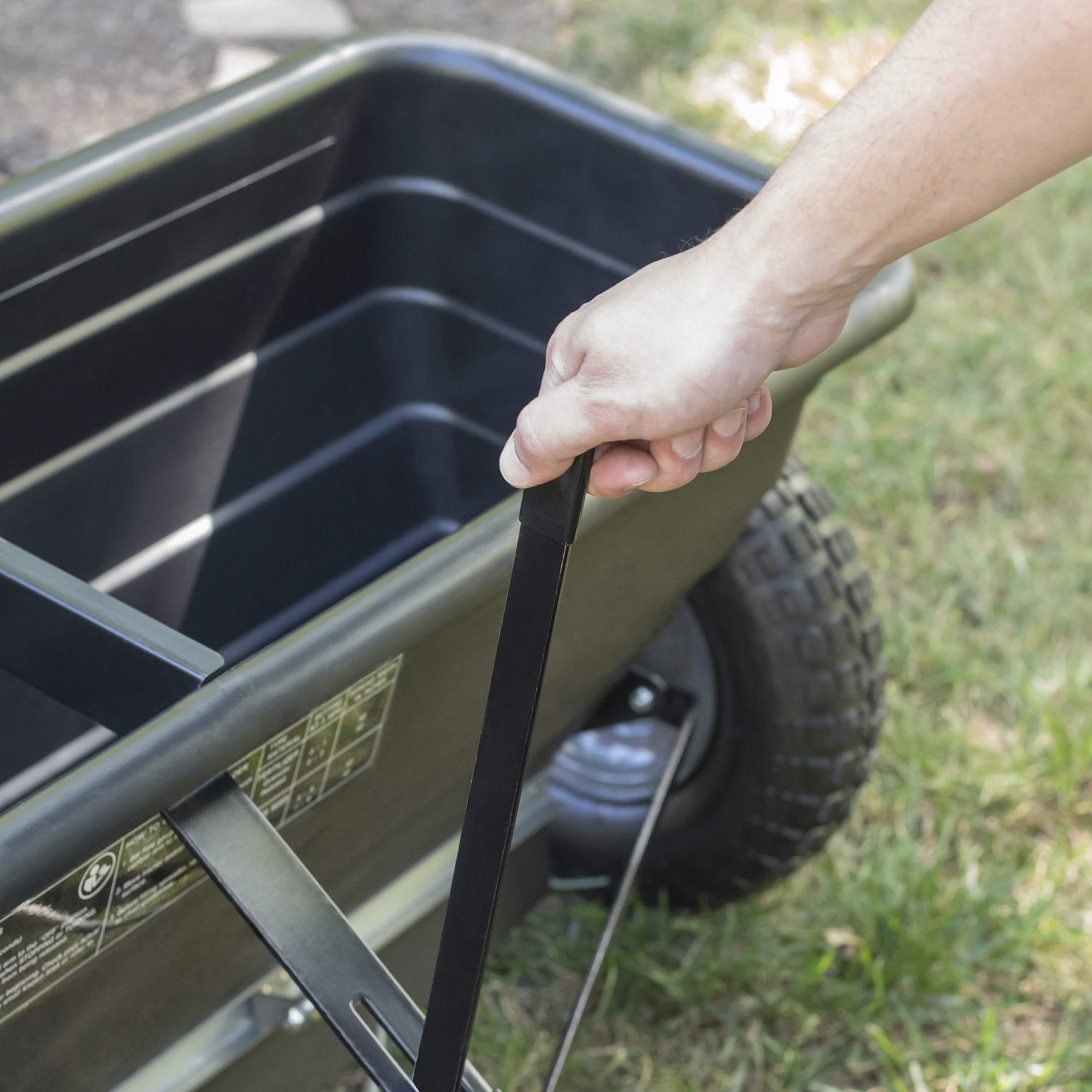 Tow-Behind Agri-Fab 45-0288 175 lb. Lawn & Garden Drop Spreader for Seed,Fertilizer, Salt, Ice Melt; Designed to Pull Behind Lawn & Garden Tractors