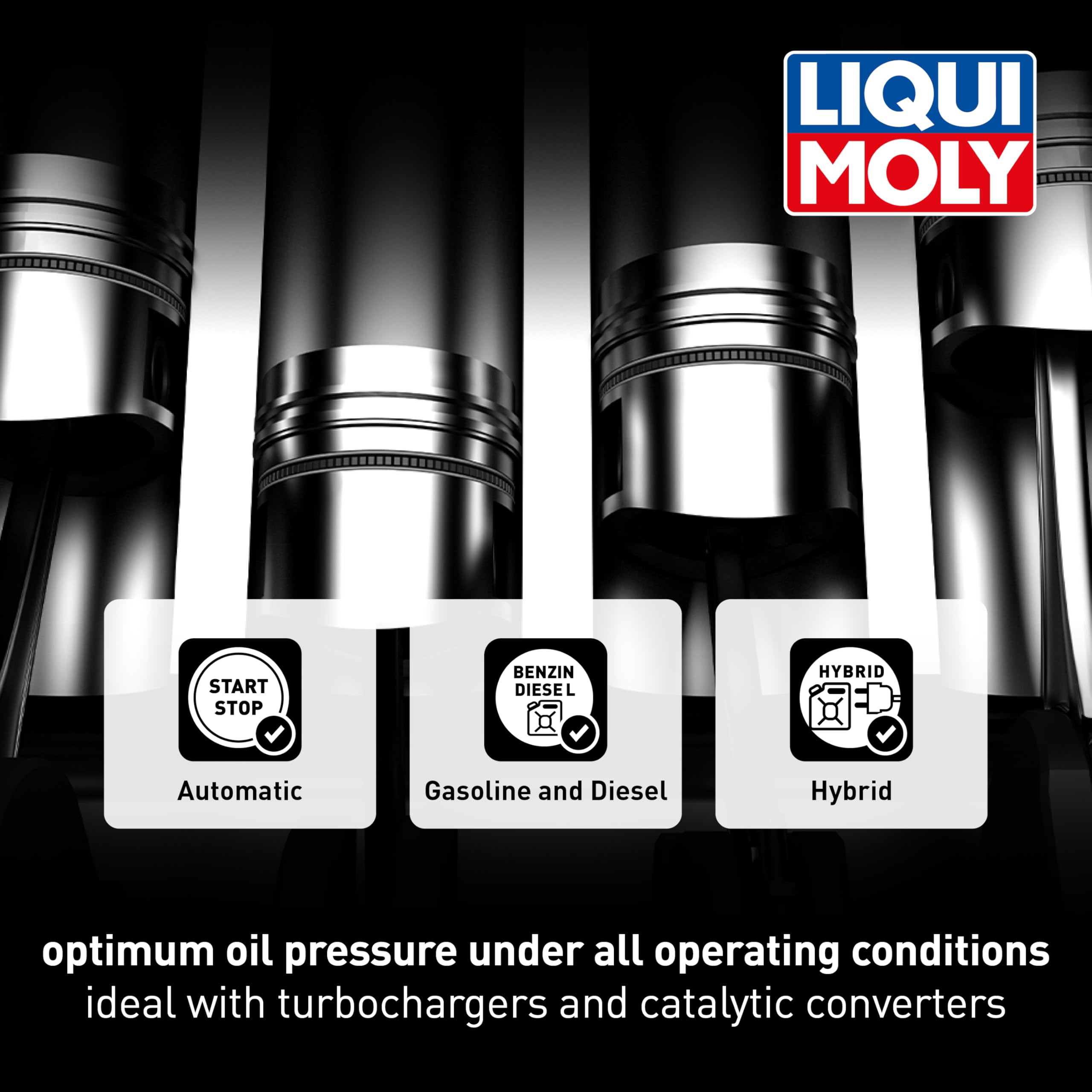 Liqui Moly SAE 0W-20 Top Tec 6600 | Fully synthetic engine oil | 5 Liter | SKU: 22046