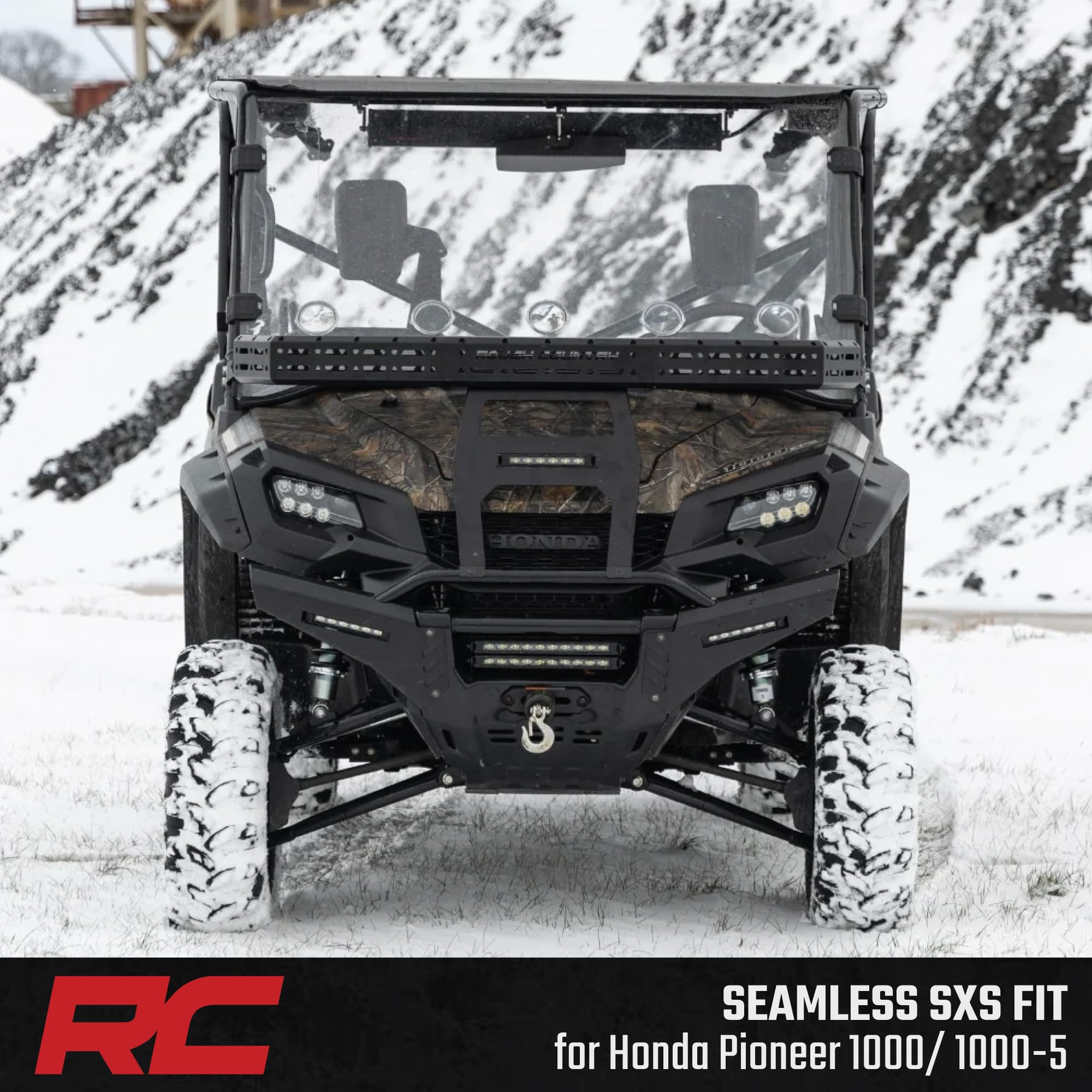 Cab Heater Rough Country for Honda Pioneer 1000-16,000 BTU UTV Heater Kit with Fast Cabin Warm-Up & Defrost, Complete Install Kit, Factory-Like Fit