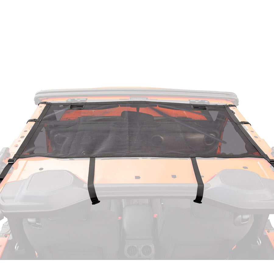 Eclipse Sun Shade, Rugged Ridge | Front, Black | 13579.74 | Fits 2018-2024 Jeep Wrangler JL 2-Door