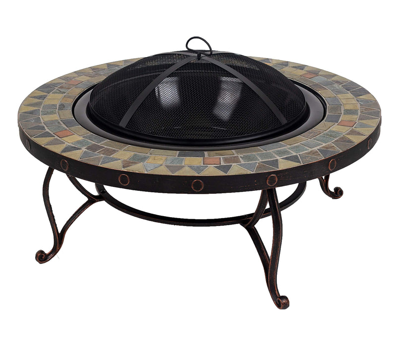 Juniper Pleasant Hearth Slate Top Fire Pit