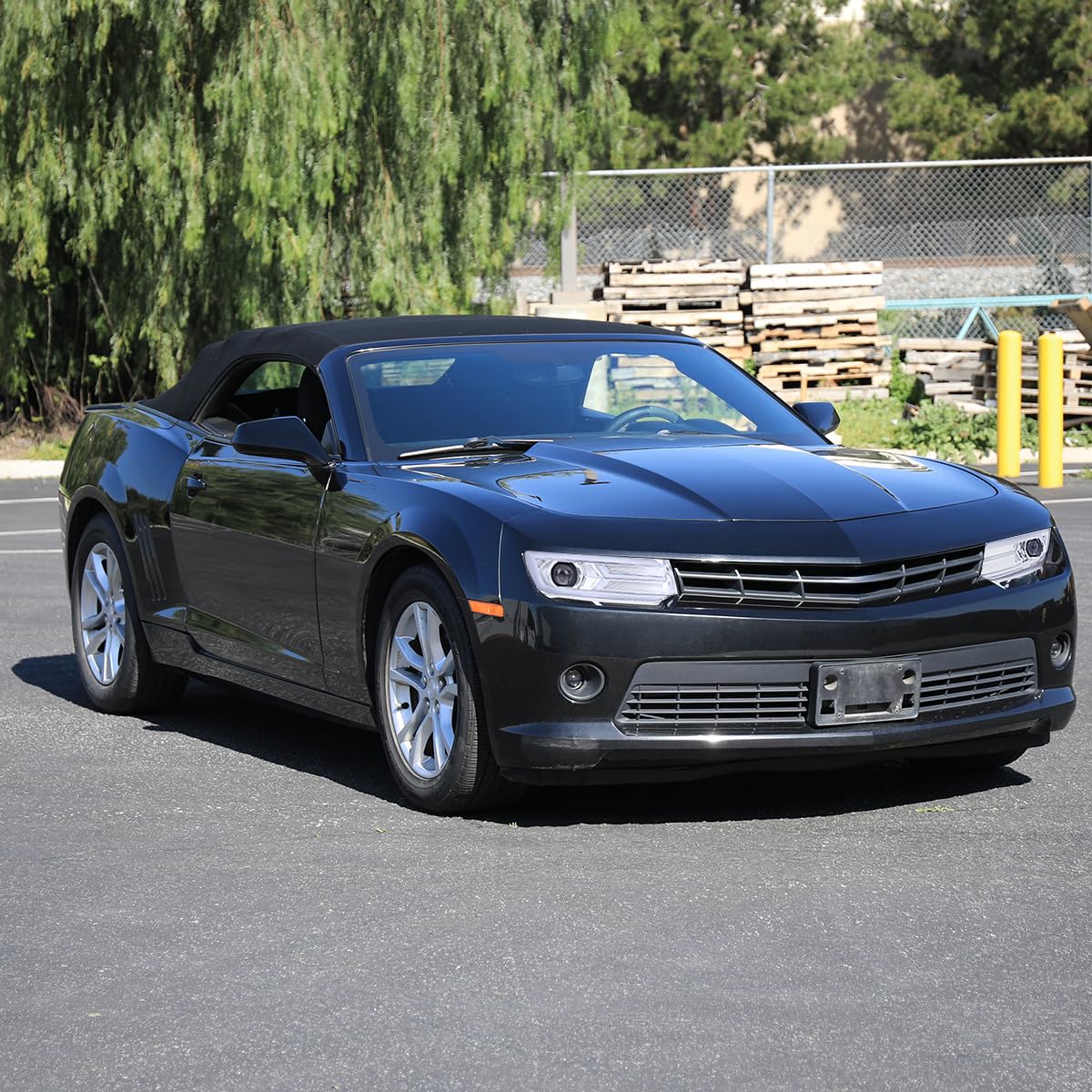 Chrome Projector Headlights SPEC-D TUNING w/Switchback and Sequential Turn Signals Compatible with 2014-2015 Chevy Camaro, Left + Right Pair Headlamps Assembly