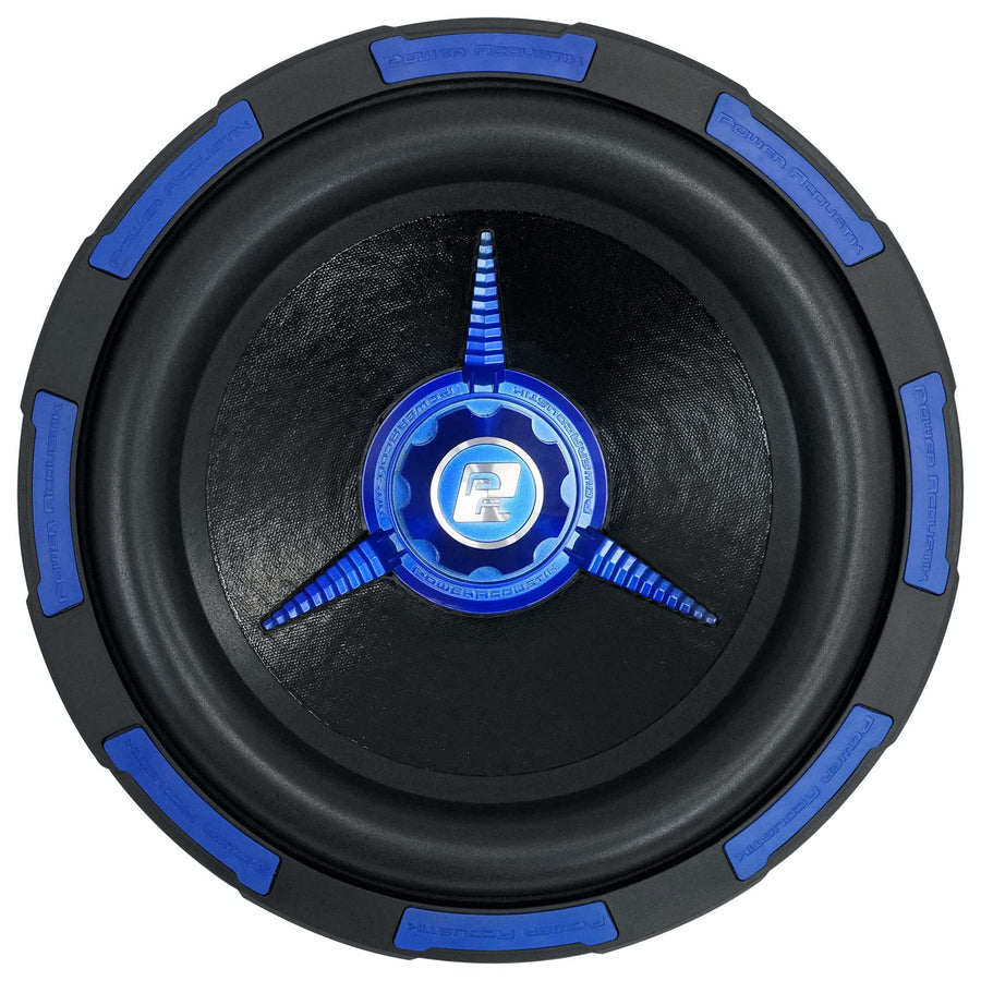 MOFOS-12D2 Power Acoustik 12" Dual 2 Ω 1200W RMS Subwoofer, Black