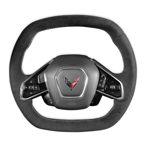 Synthetic Suede Wrapped Drake Muscle Cars CV950-24 Steering Wheel