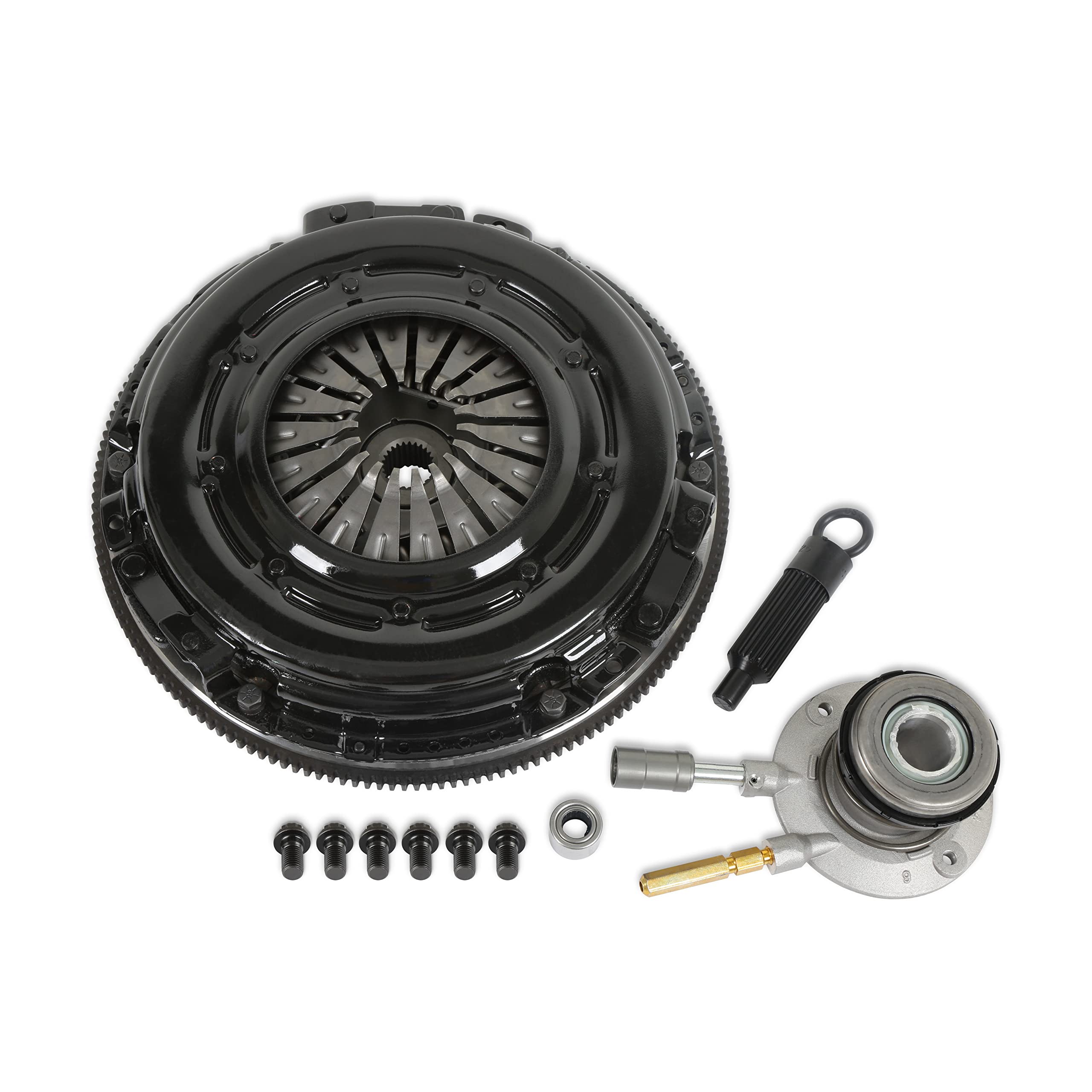 Complete Clutch, Flywheel, and Release Bearing Kit Holley 319-575 - 12.0 Inch - 1-1/8" x 26 spline - up to 550 hp