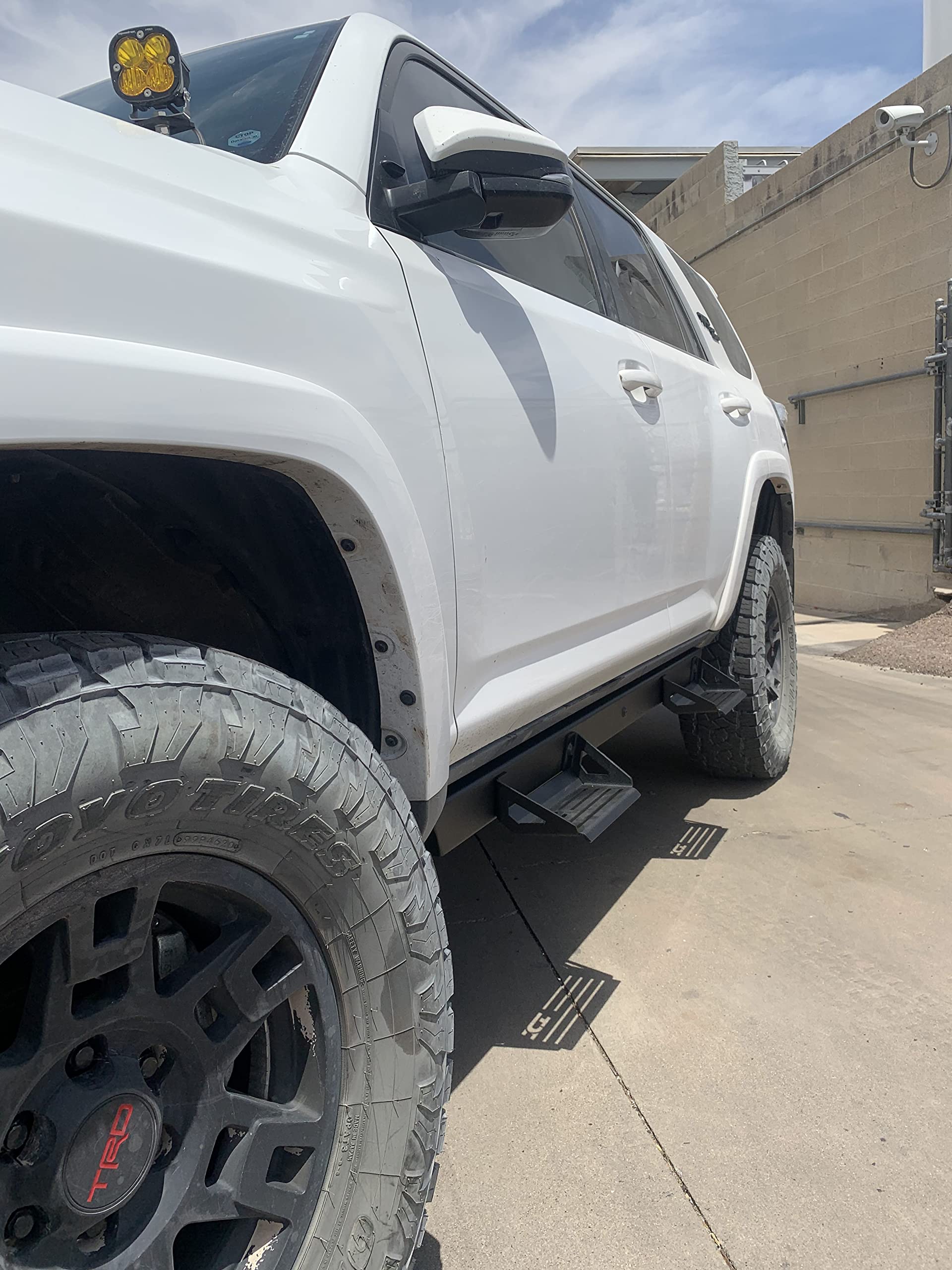 ICI Aluminum Side Steps Alumilite Compatible with Toyota 4runner 2010-2023: Step Rails