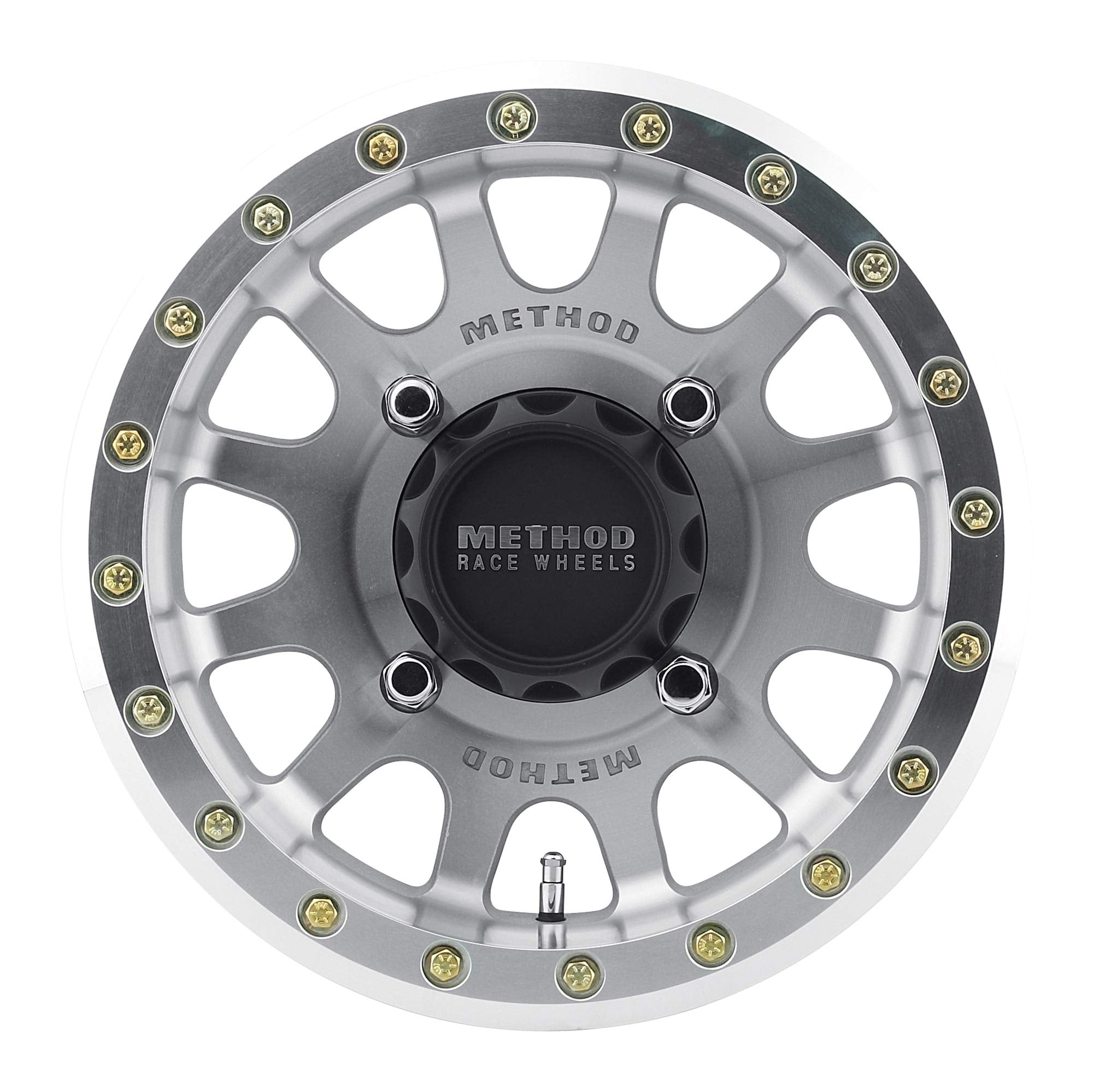 Method Race Wheels 401 Raw Machined UTV Beadlock 15x7" 4x156", 13mm offset 4.3" Backspace, MR40157046343B