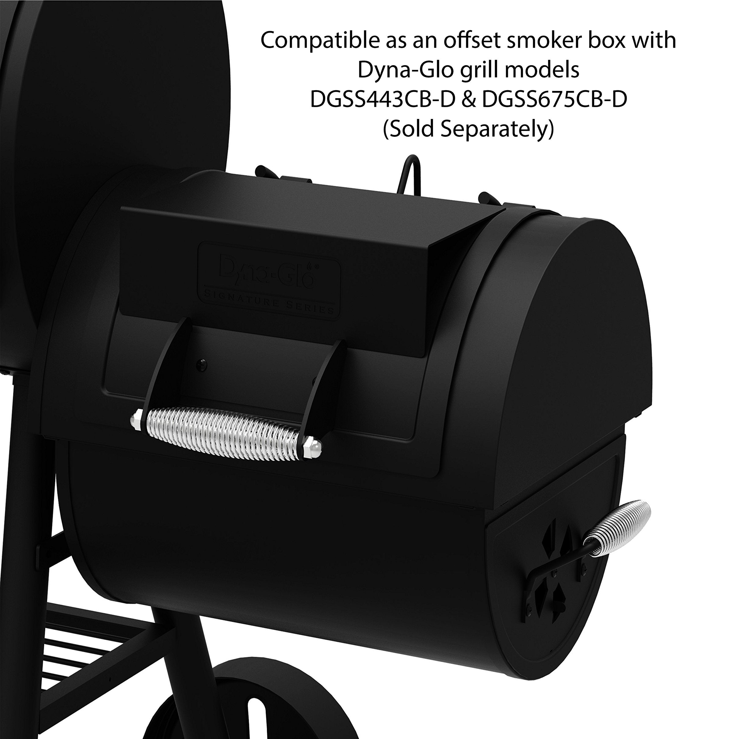Dyna-Glo Portable Tabletop Charcoal Grill & Side Firebox DGSS287CB-D
