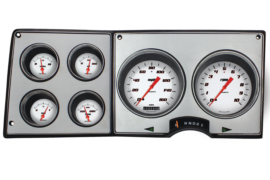 Velocity White Gauge Package Classic Instruments - LS Sending Unit