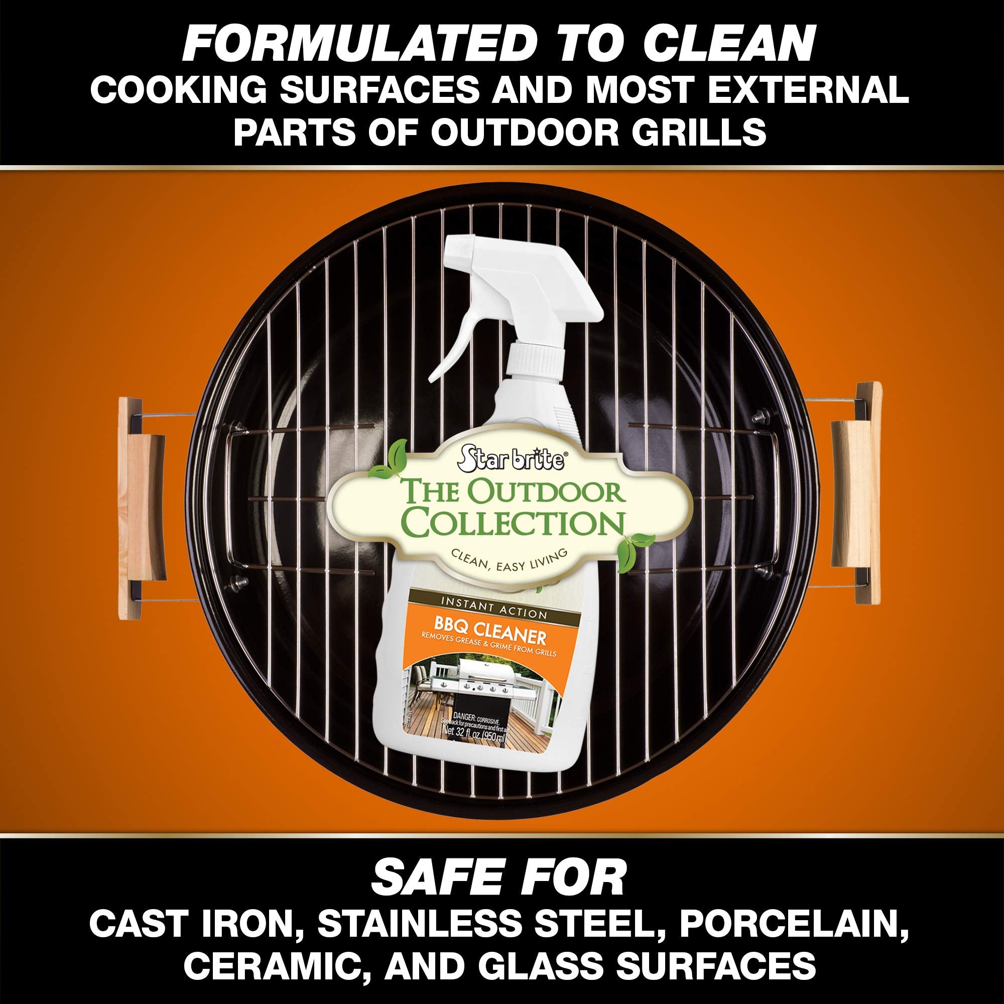 BBQ and Grill Grate Cleaner Spray Star brite 57732, 32 oz