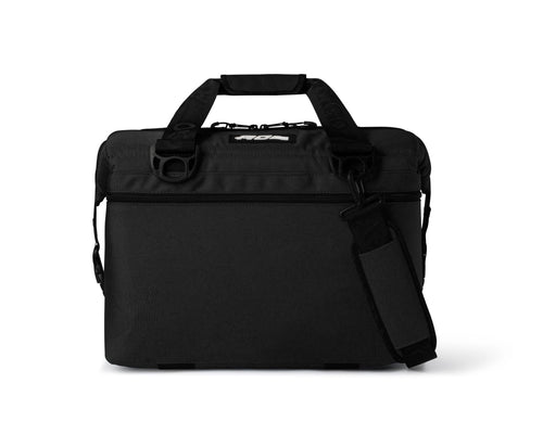 AO Coolers Soft-Sided Original Cooler Bag, Leak-Proof, Insulated, Lightweight, Black, 24-Can