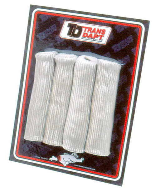 Trans-Dapt 8815 Performance Trans-Dapt Silver Spark Plug Boot Protectors - Set of 4