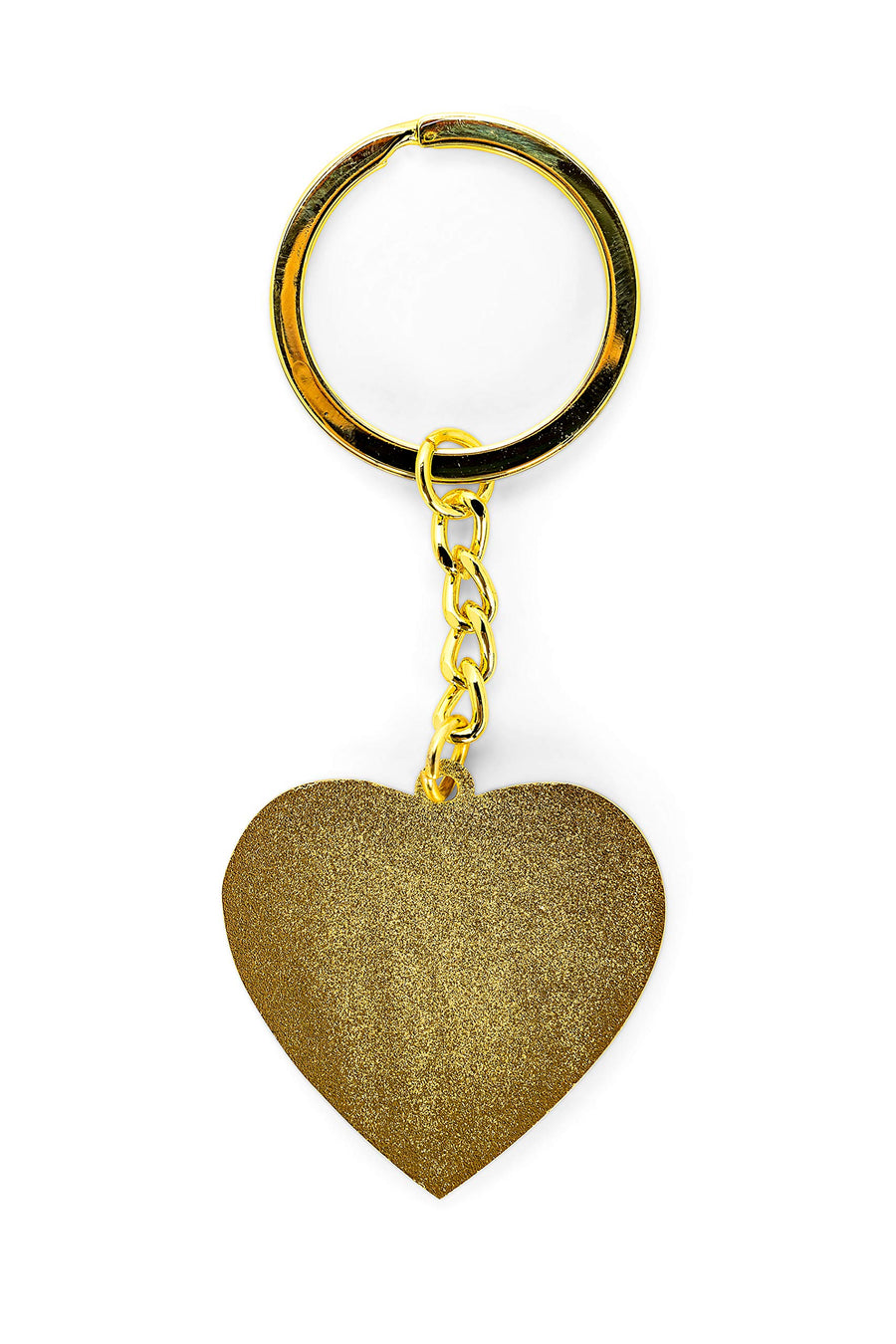 RV Heart Keychain-Gold Ring for Car Fobs and Keys Camco Life is Better at The Campsite (53288)