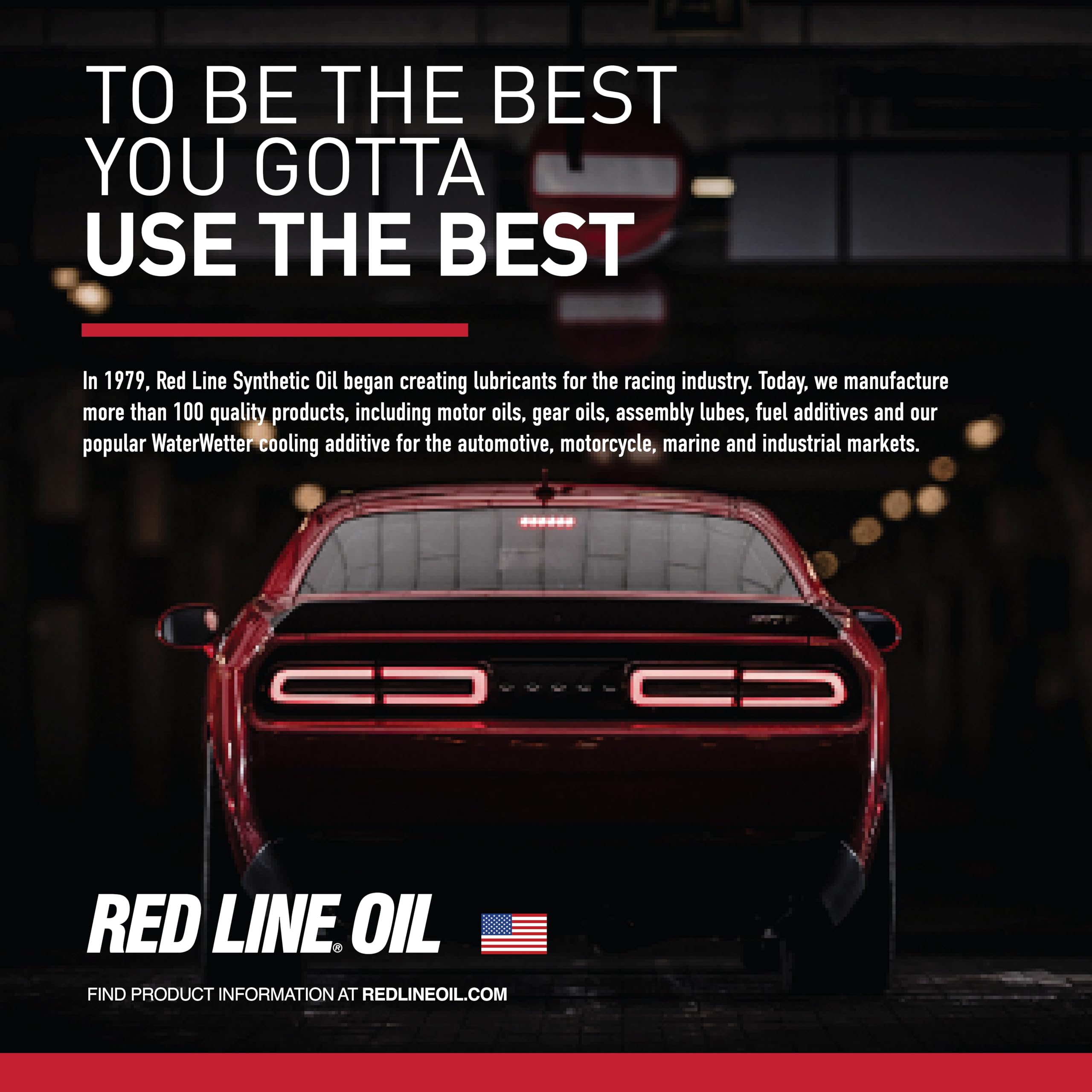 60WT Red Line Racing Oil Synthetic - Quart