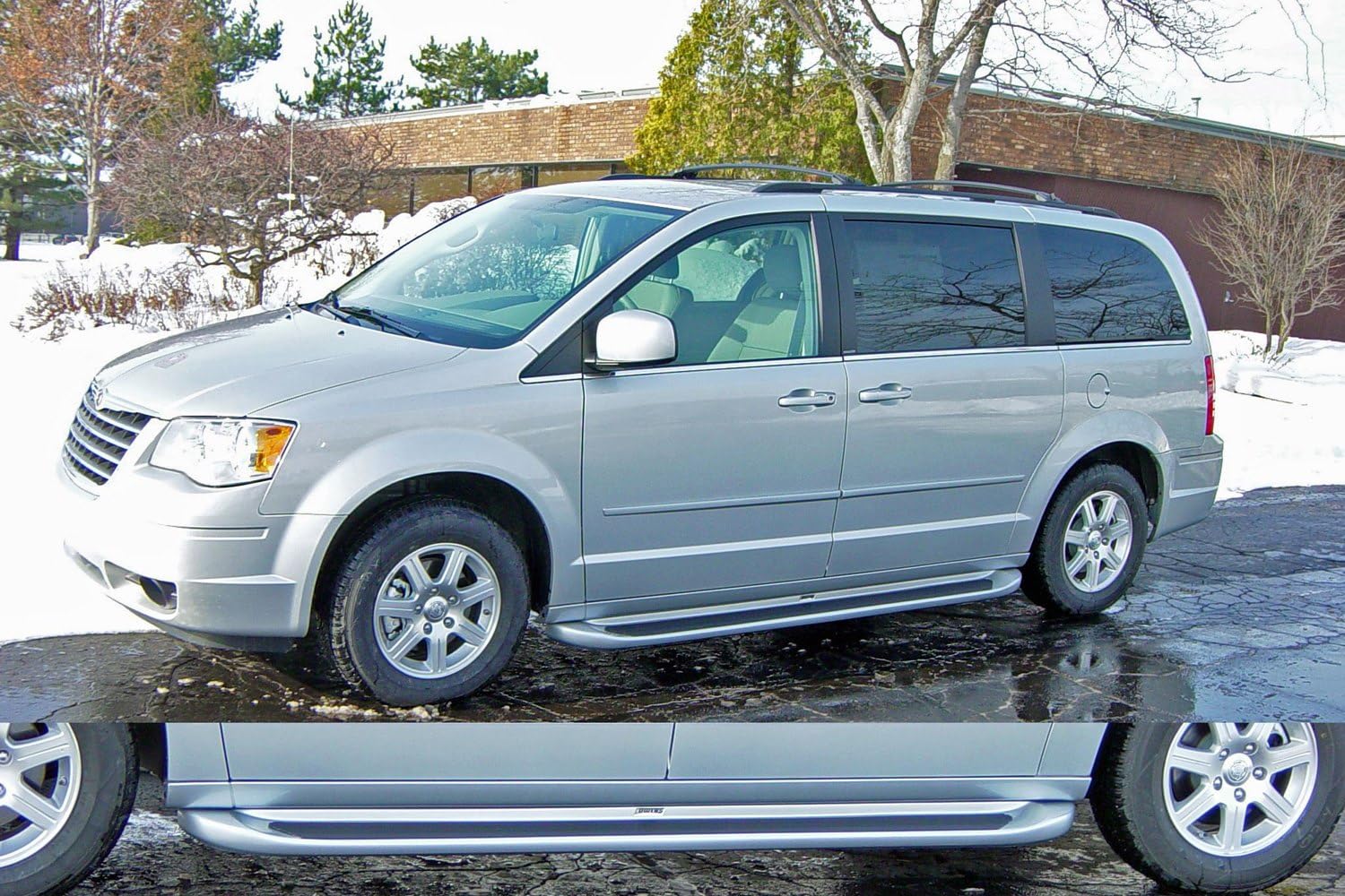 GlaStep OWENS 2188-01 Fiberglass Running Board for Chrysler Town & Country