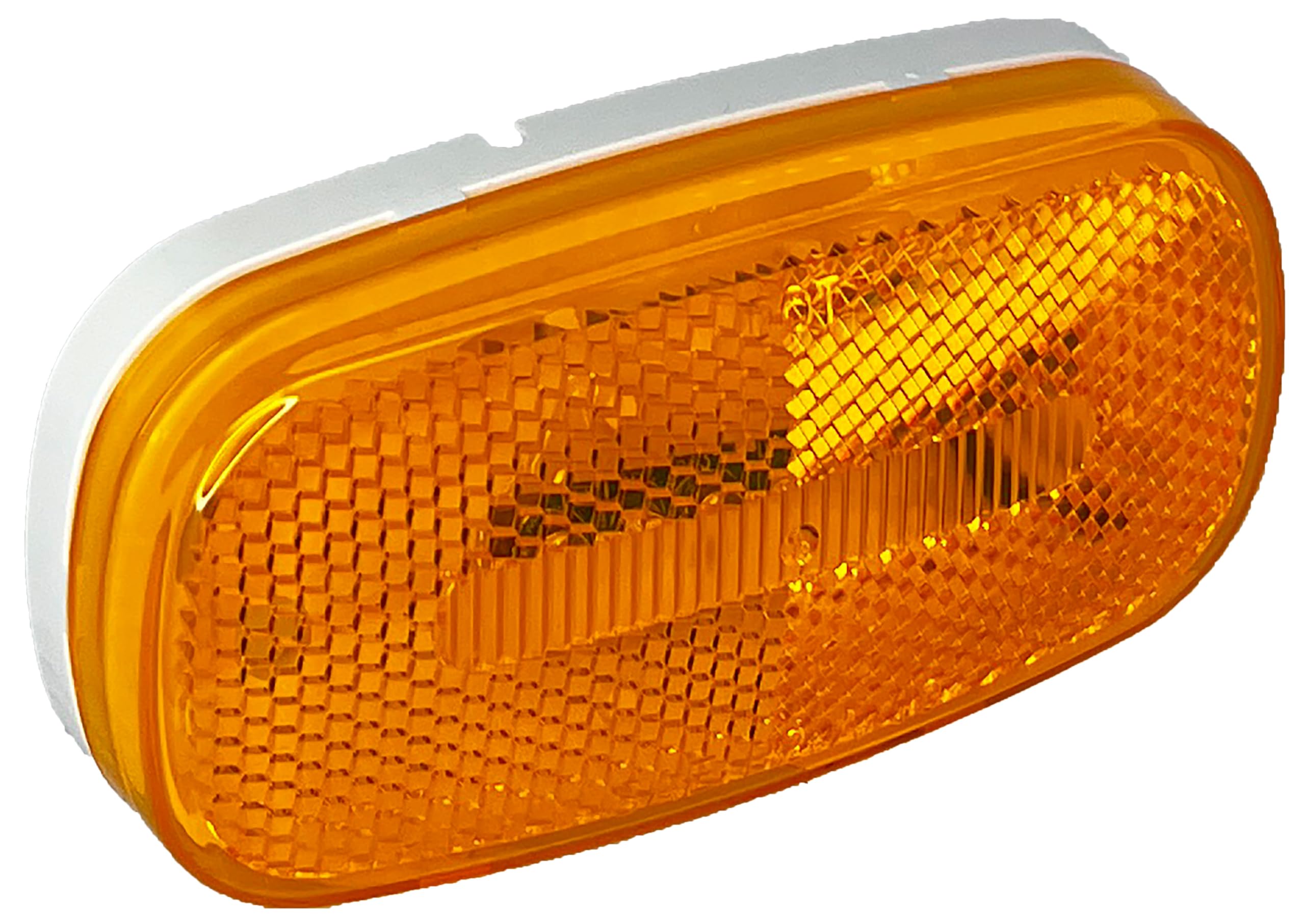 Amber Oblong RV Designer L901 Reflex LED Marker/Clearance Light, P2, 4.13″ x 2.0″