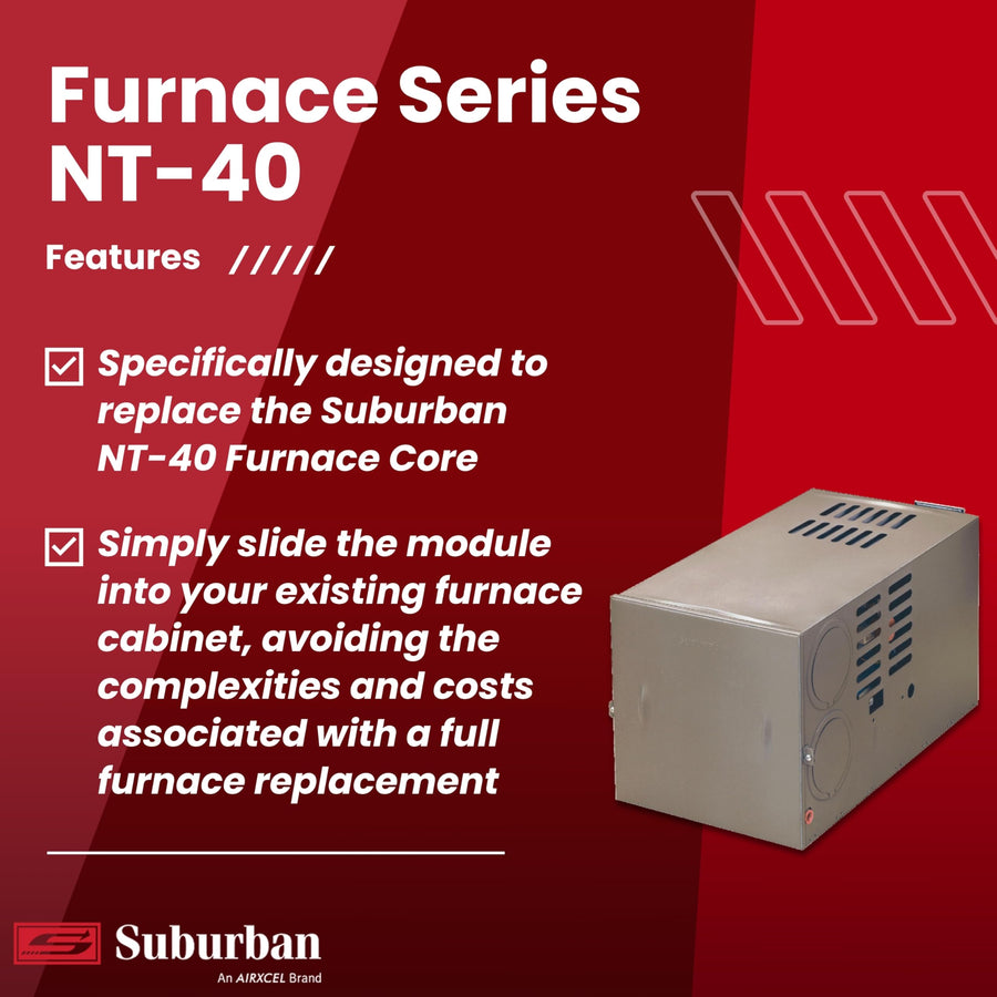 Suburban 40,000 BTU/h RP-40N Replacement Core for Suburban Furnace Series NT-40 (2614A)