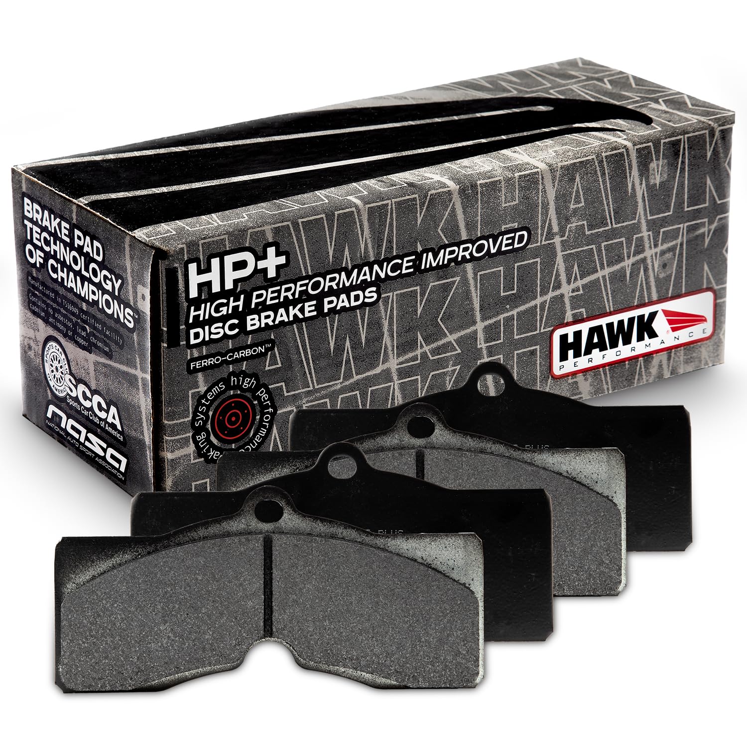 Hawk Performance HP Plus HB126N.505 Crossover Street/Motorsport Brake Pads