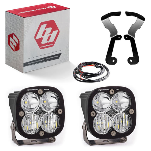 Baja Designs A-Pillar Light Kit Squadron Pro LED for GMC Sierra 1500 Truck - 2 PCS LED with Wiring Harness