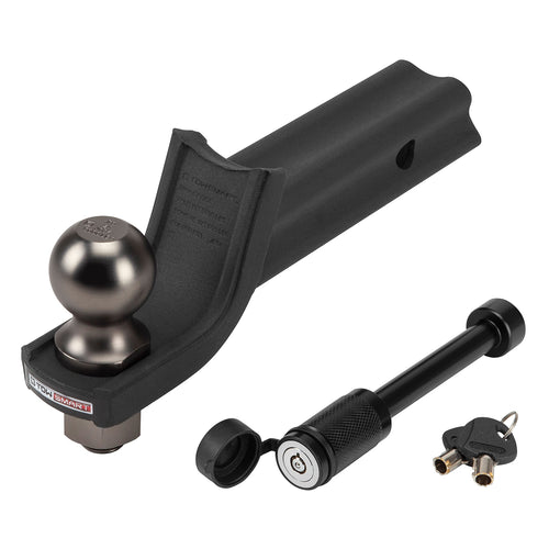 Class III Baja Collection, 5,000 lb., X-Mount Security Kit with 2 in. Drop x 3/4 in. Rise x 1 in. Shank Trailer Hitch Ball Mount, 2 in. Ball, 5/8 in. Locking Pin