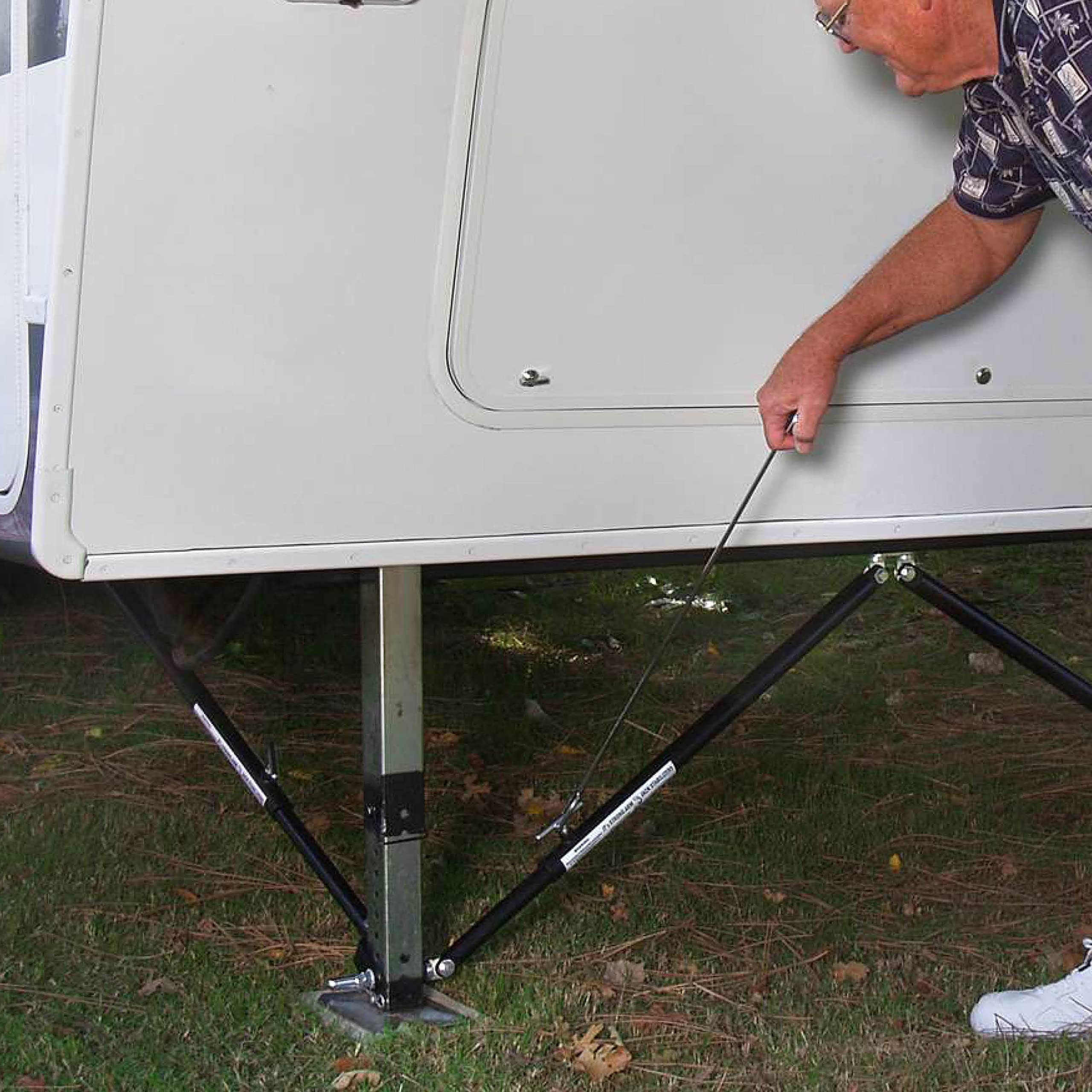 RV Jack Stabilizer JT's Strong Arm Replacement T-Handle Tightening Tool, Helps Tighten T-Bolts from a Standing Position - 314602
