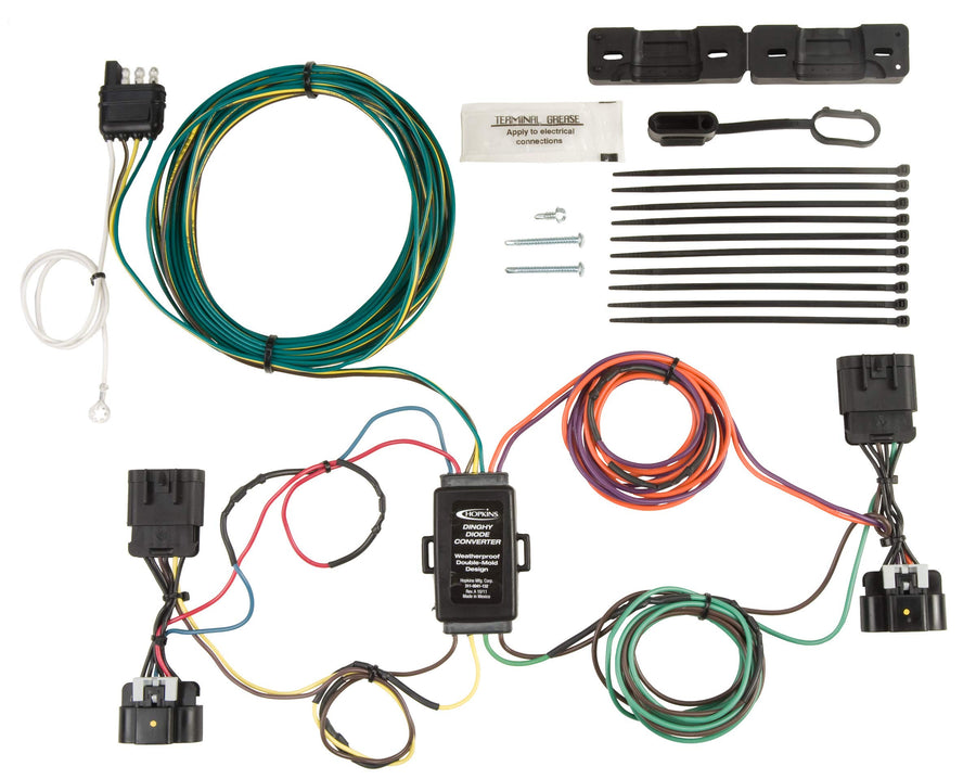 Plug-In Hopkins Towing Solutions 56104 Simple Towed Vehicle Wiring Kit