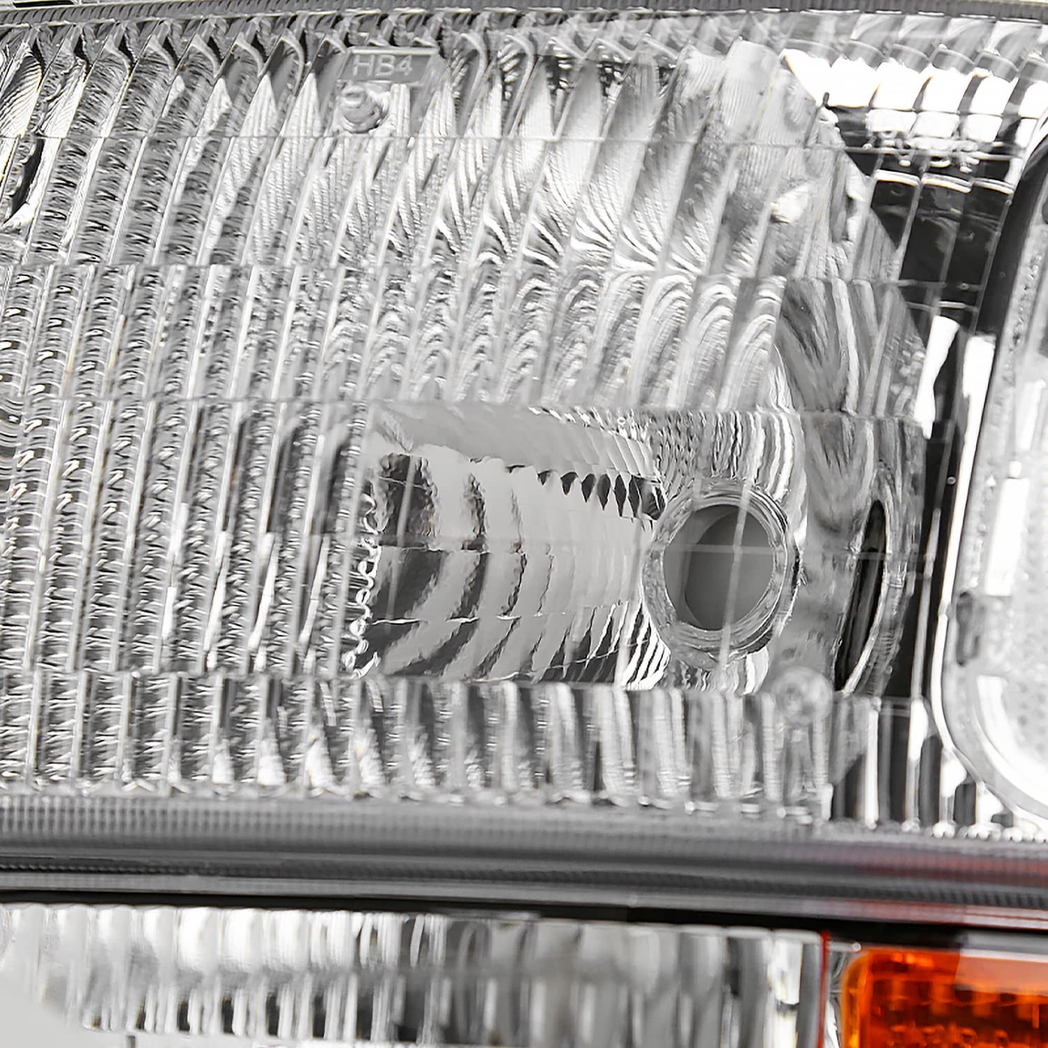 Headlights & Turn Signal Lights Spec-D Tuning Compatible with GMC Sierra 1999-2006, 2000-2006 Yukon XL, L+R Pair Assembly