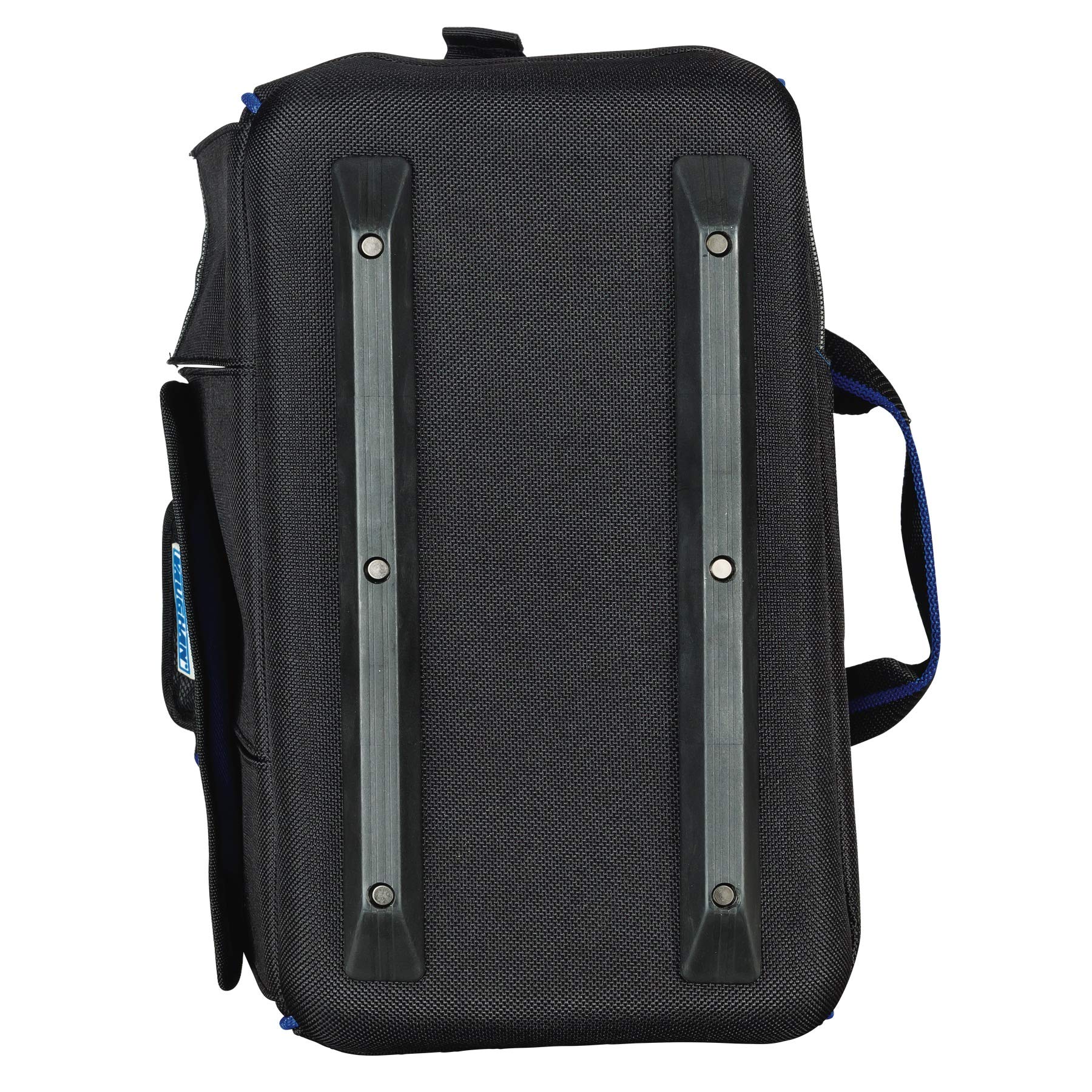 16 in. Vaughan Wide Mouth Tool Bag 9 Pocket 10 Tool Loops 1200D - 240157, Blue, 16-1/2 in. x 8-5/8 in. x 11-3/4 in.