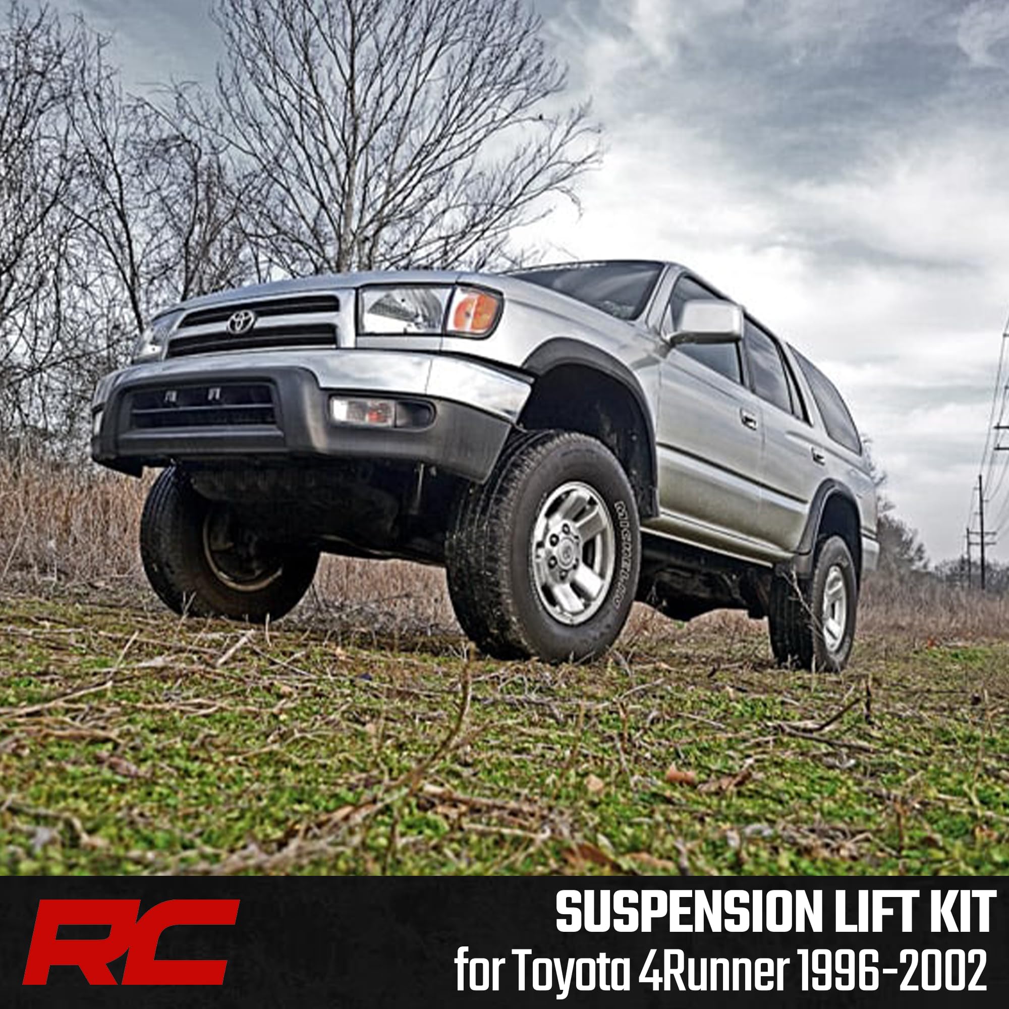 3" Rough Country Lift Kit w/M1 Struts for 1996-2002 Toyota 4-Runner 4WD - 77140