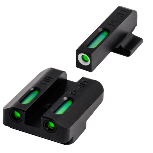 Handgun Sight TRUGLO TFX | Durable Shock-Resistant Compact Brightly Glowing Tritium & Fiber-Optic Xtreme Day/Night Sight, Compatible with FN FNX9 Handguns