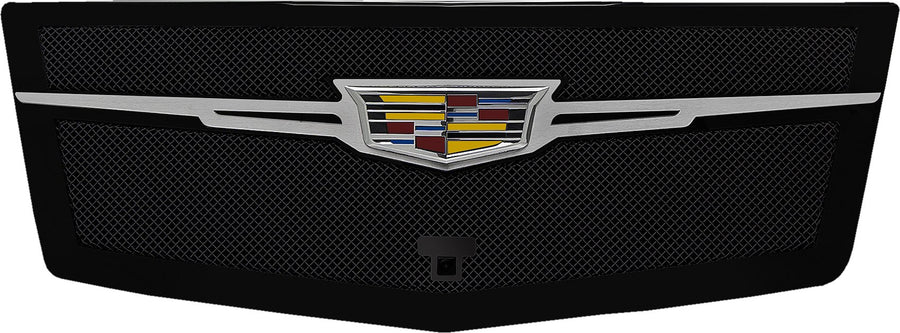 Upper Class Series Main Grille T-Rex Grilles 2015i-2020 Escalade, Black with Chrome Plated Center Trim Piece, 1 Pc, Replacement, Fits Vehicles with Camera - PN #51191