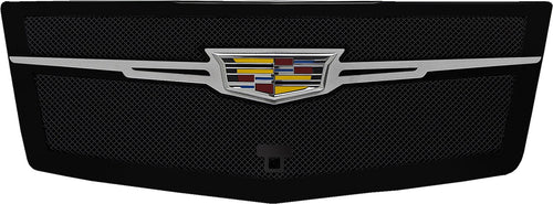 Upper Class Series Main Grille T-Rex Grilles 2015i-2020 Escalade, Black with Chrome Plated Center Trim Piece, 1 Pc, Replacement, Fits Vehicles with Camera - PN #51191