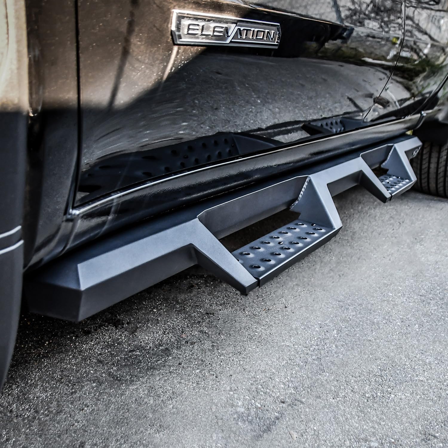 HDX Drop Nerf Bars Westin fits 2019-2025 Silverado Sierra 1500 (Exc Silverado LD Sierra 1500 Limited) 2020-2025 Silverado Sierra 2500 3500 Double Cab Textured Black Pair
