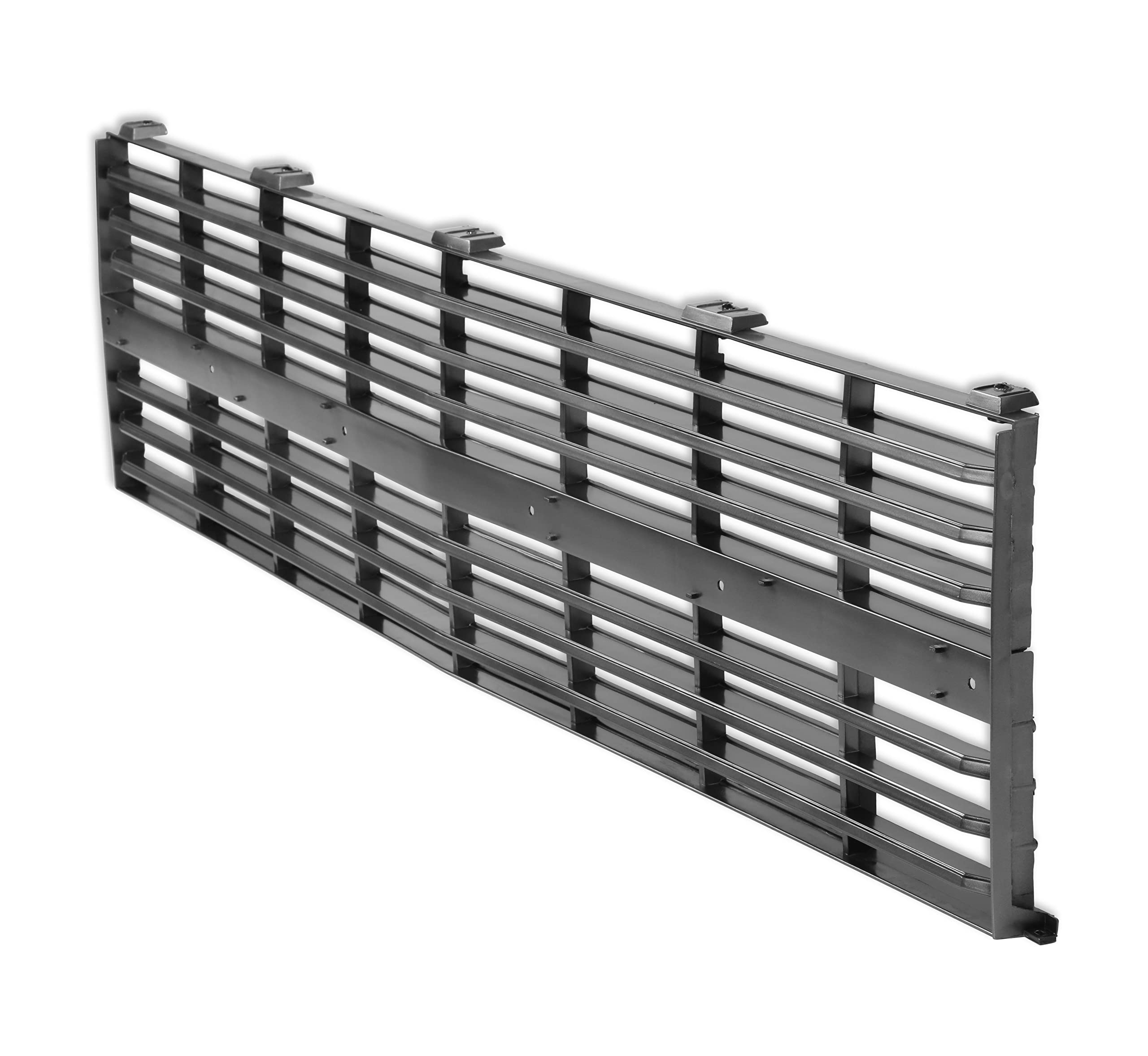 Holley 04-351 Classic Trucks Chevy C/K Dark Charcoal Grille - Dual Headlight - w/o Bowtie