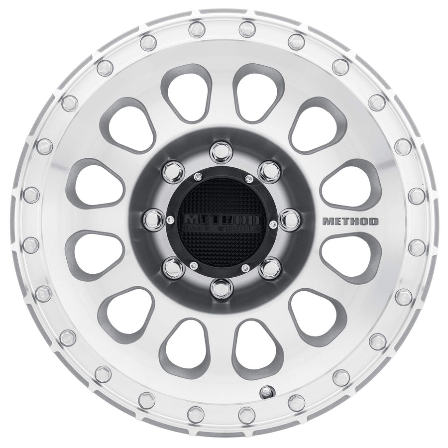 Method Race Wheels 17x9" Machined/Clear Coat 315, 8x6.5", 12mm offset 4.5" Backspace, MR31579080312N