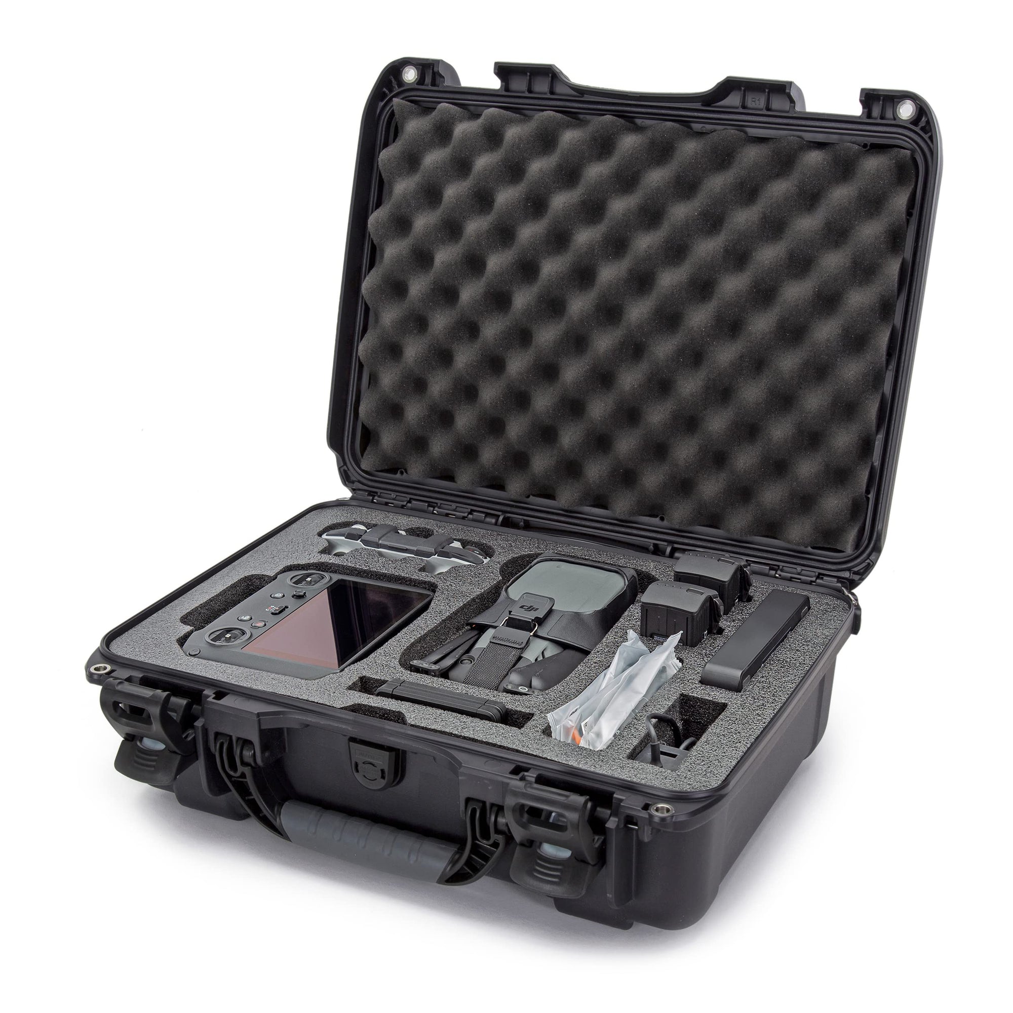Waterproof Hard Case Nanuk 925 with Foam Insert for DJI Mavic 3 & Mavic 3 Classic - Fly More/Cine Premium Combo - Graphite