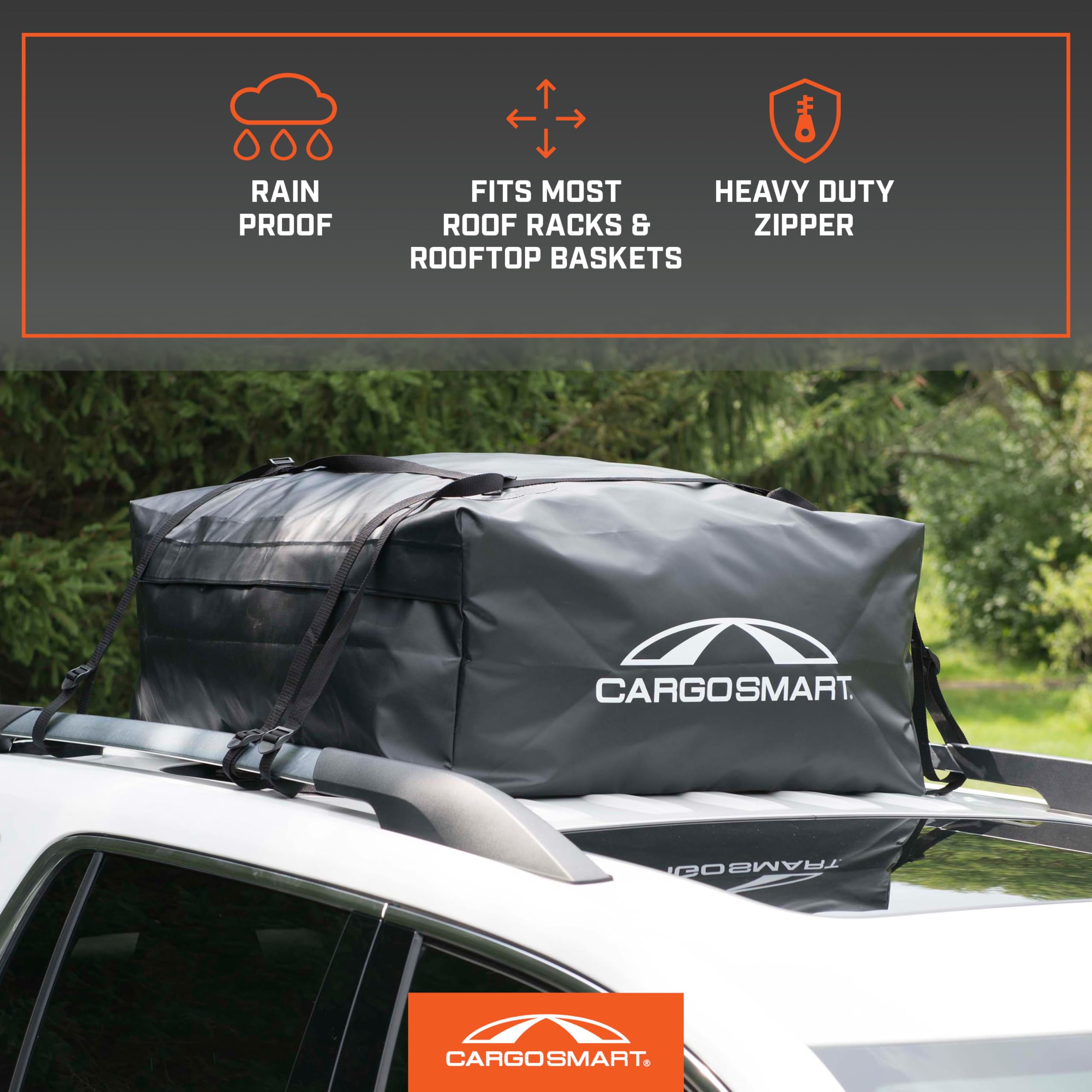 SOFT SIDED 10 CU FT CAR TOP CARRIER