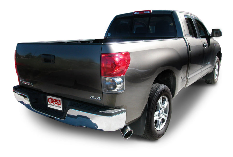 CORSA 14574 Cat-Back Exhaust System for Touring Series Reflective Sound Cancellation (RSC) and 07 Tundra