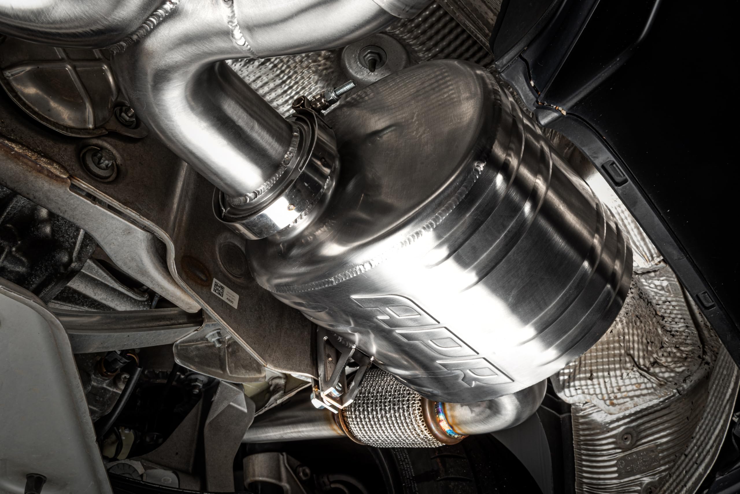 APR CBK0024 Cat-Back Optional Muffler Right Side APR CBK0029