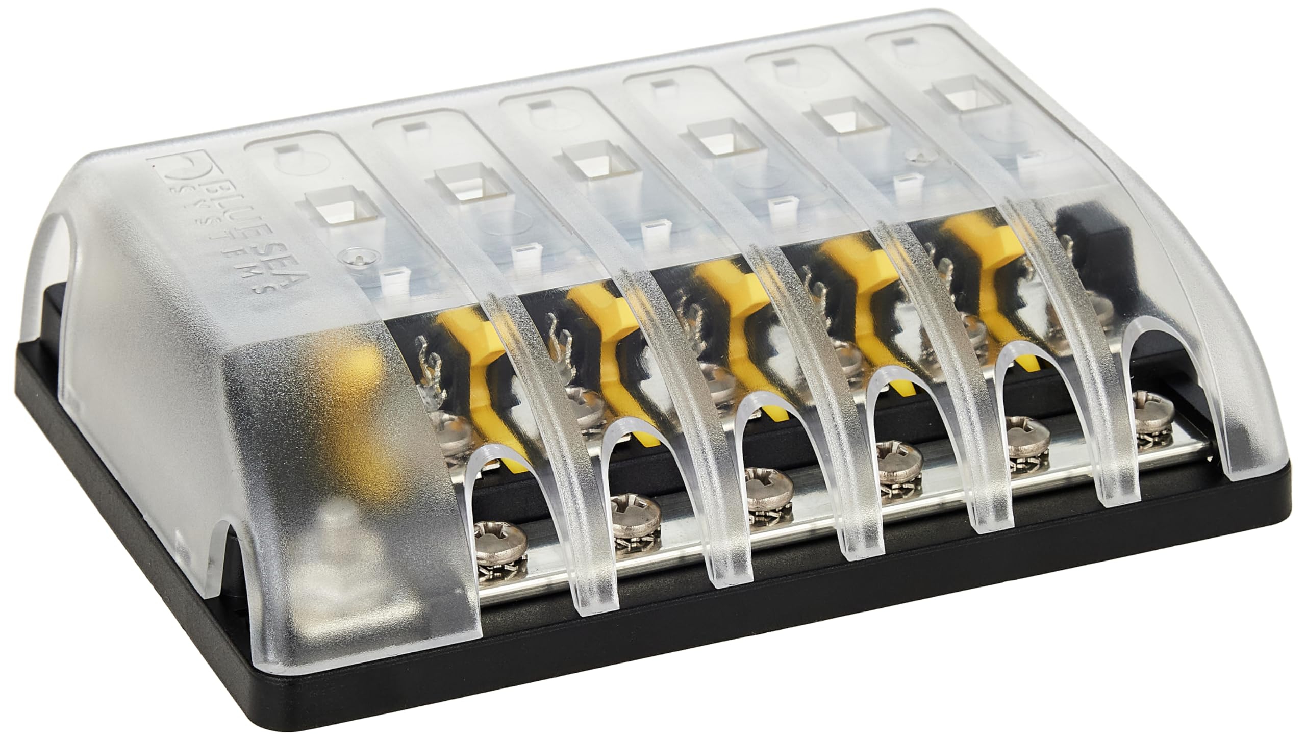Fuse Block Blue Sea Systems AGC 6-CIR W/Ground , 3.5'' x 5.0''