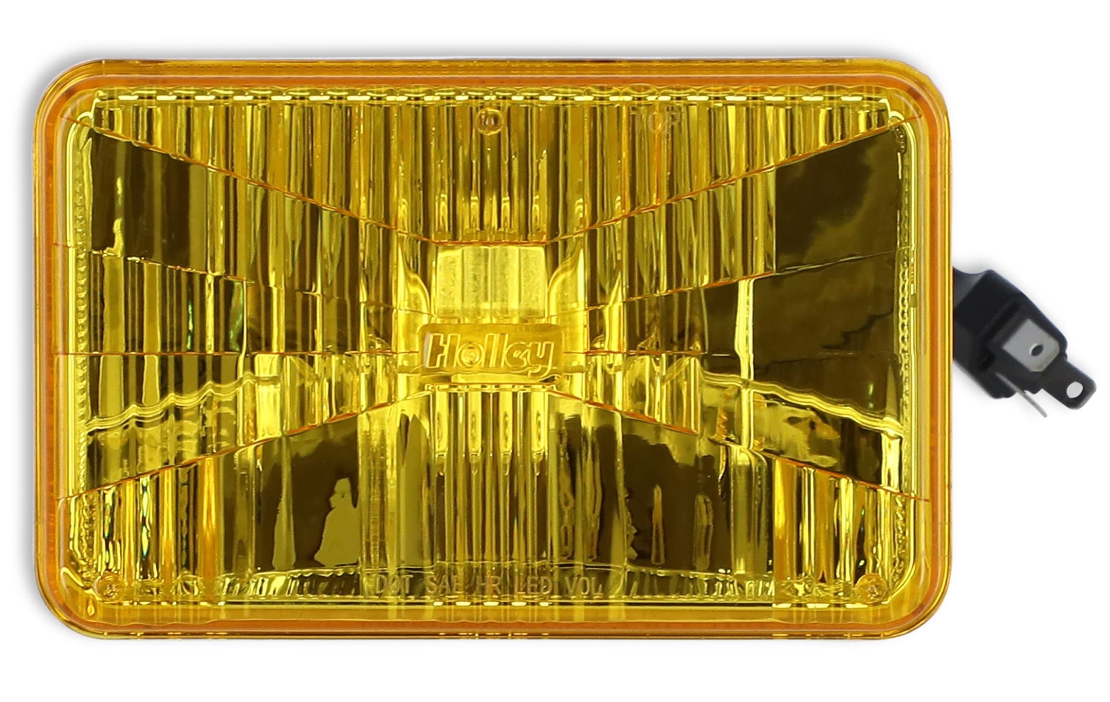Holley LFRB101 Retrobright LED Replacement Forward Facing Light - Yellow Lens - High Beam Only