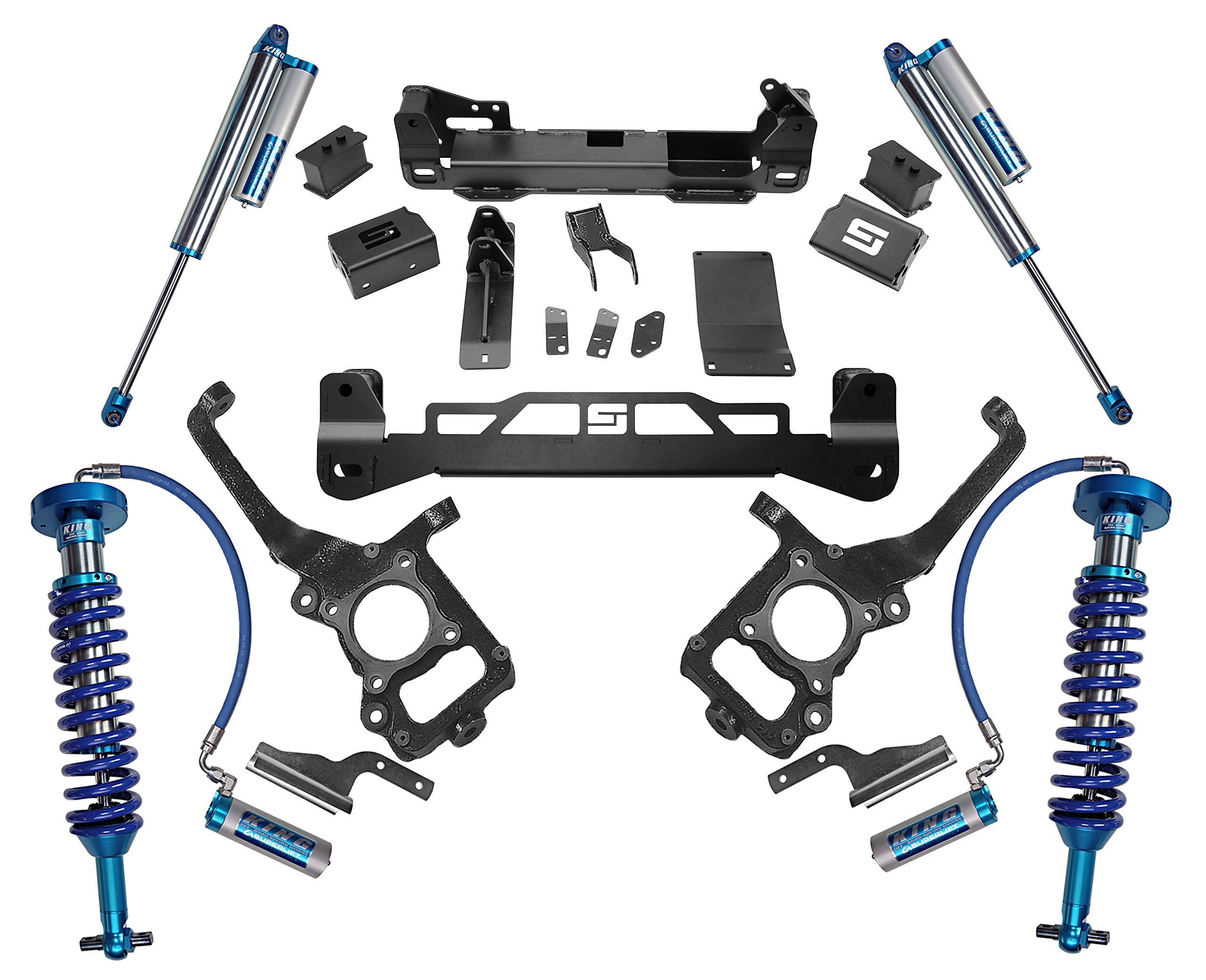 SUPERLIFT SUSPENSION RealTruck 6" Lift Kit for Ford F-150 | Complete Lift Kit with King 2.0 Coilovers | K130KG | Fits 2021-2023 Ford F-150 4WD