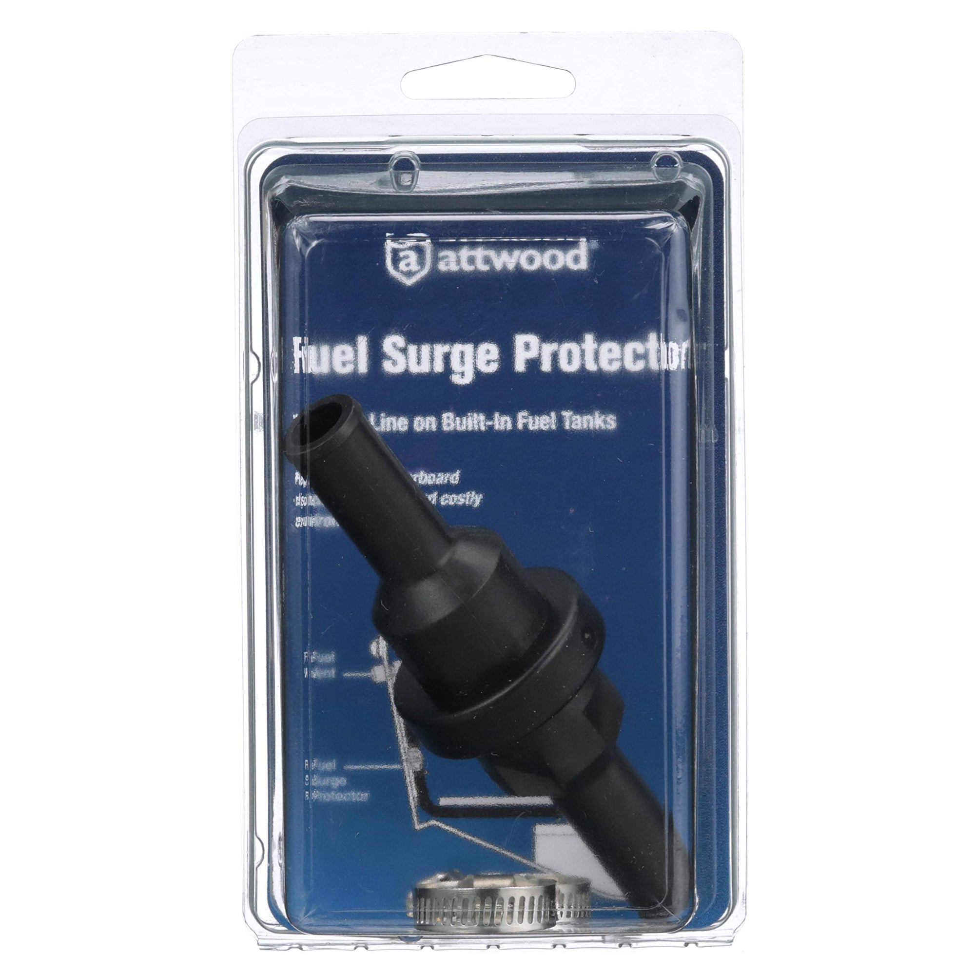 Fuel Vent Line Surge Protector Attwood, Black