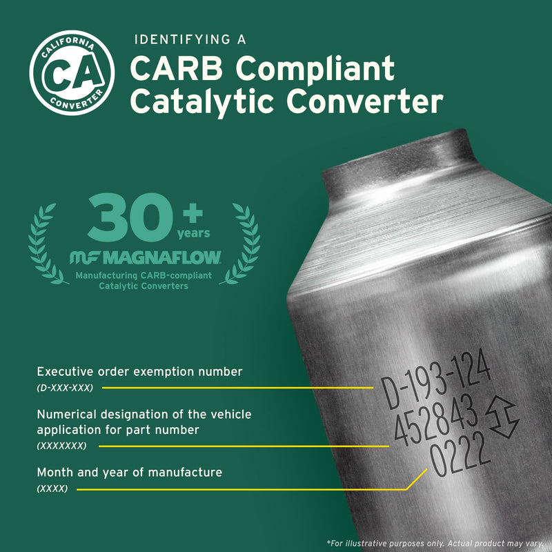 California Grade MagnaFlow Catalytic Converter 551958: Direct Fit, Compatible with 2008-2011 Chevrolet HHR (CARB Compliant)
