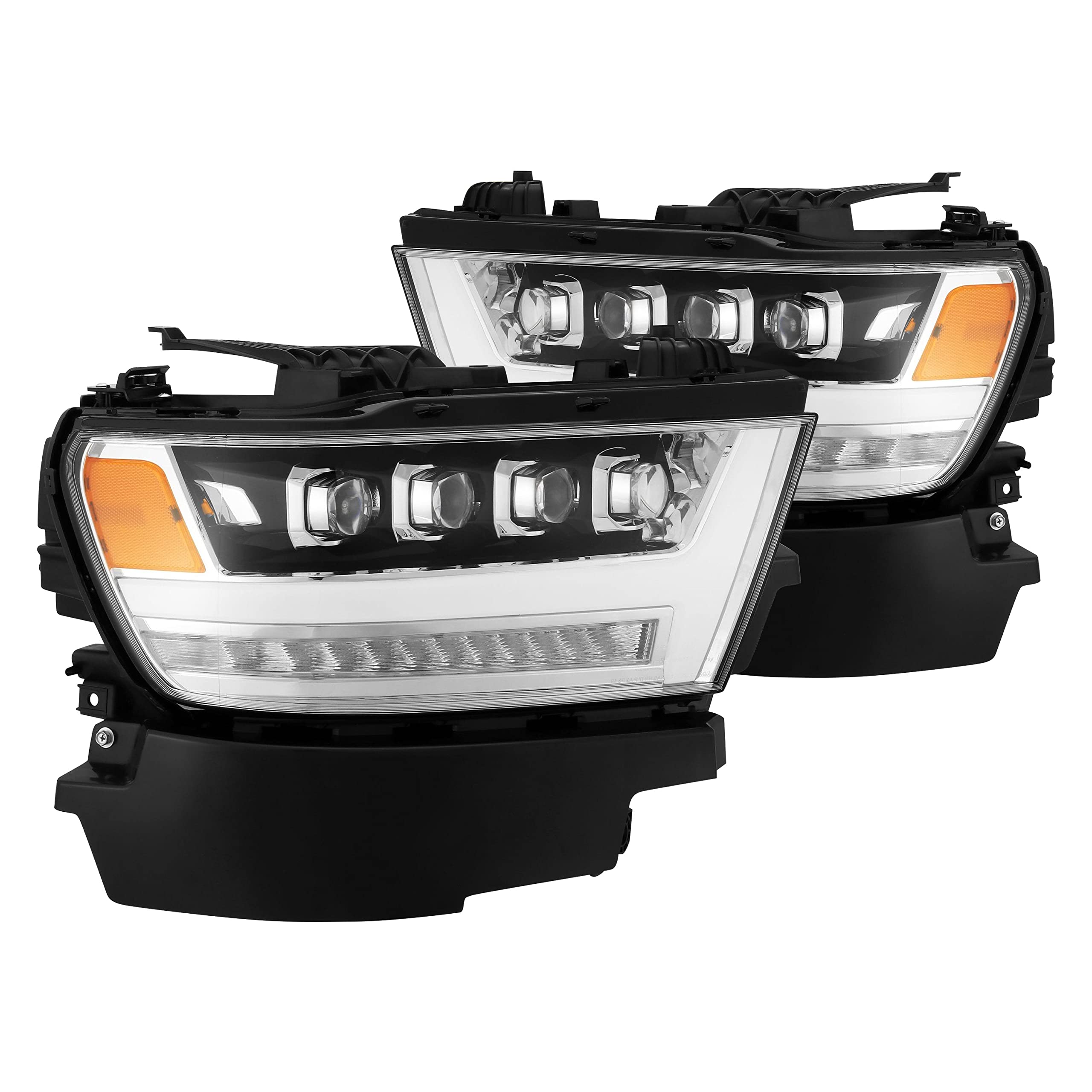 20 Series AlphaRex USA 880517 LED Projector Headlights fits Ram 1500
