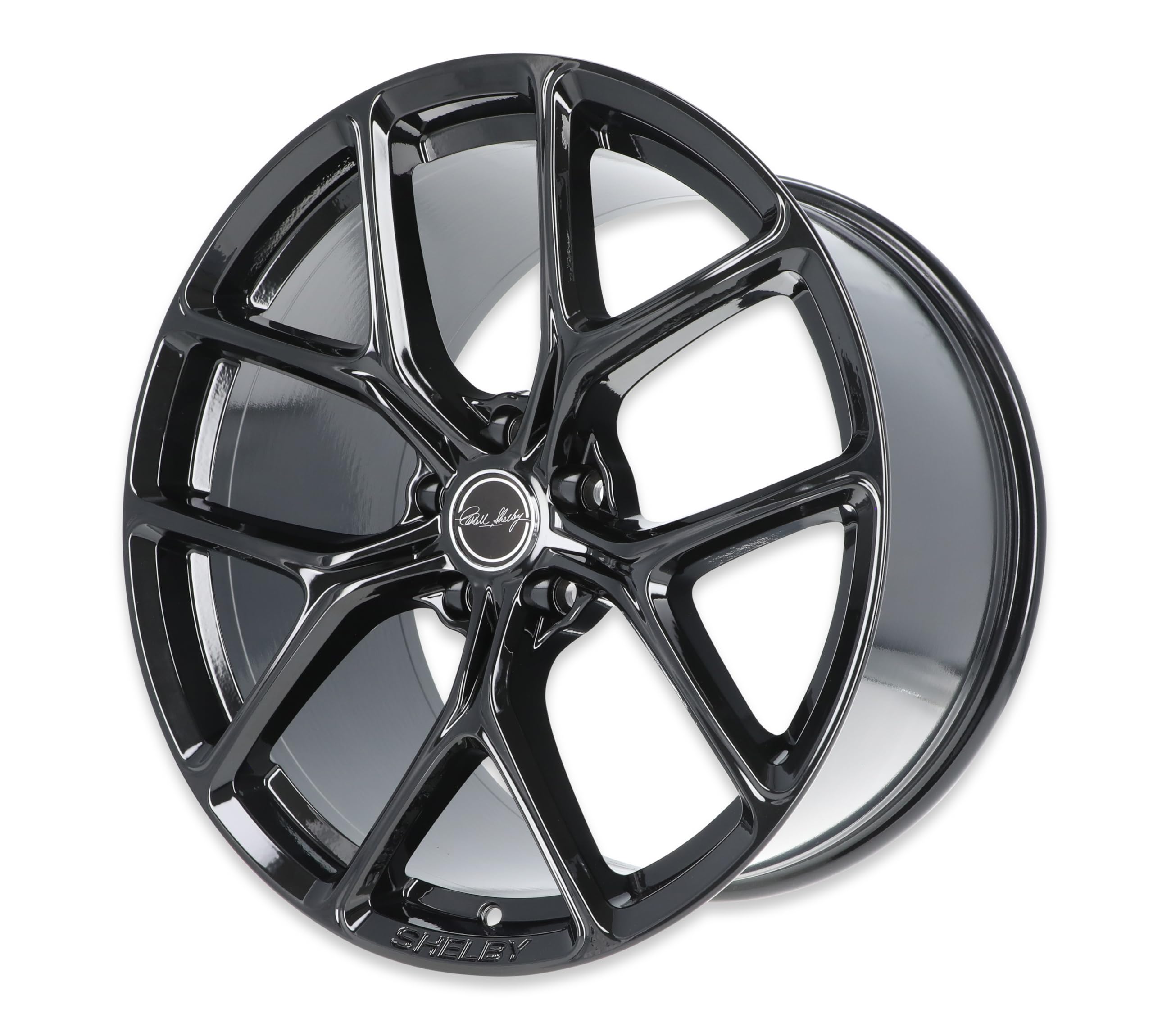 CS3-215455-B Carroll Shelby Wheels - 20 x 11 in. CS3 - 5 x 114.3-50mm Offset - Gloss Black