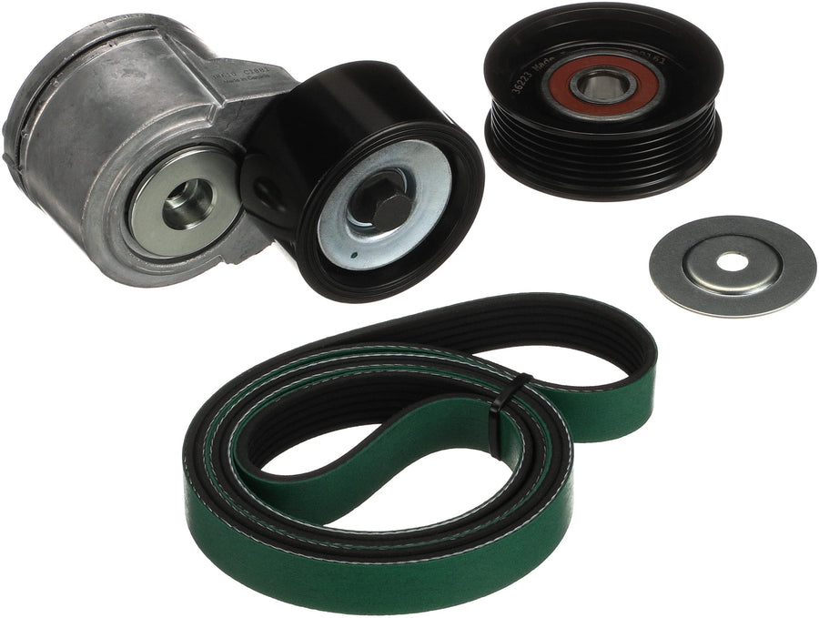 Gates FleetRunner 90K-38610HDE Heavy-Duty Serpentine Belt Drive Component Kit