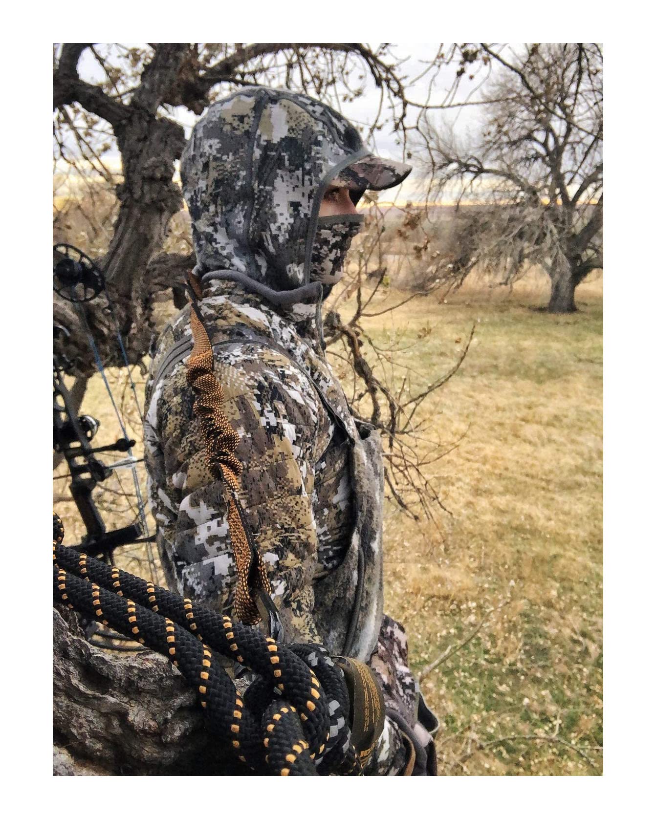 Muddy 30' Safe-Line Durable Nylon Outdoor Hunting & Treestand Safe System for Tree Climbing - Single Pack