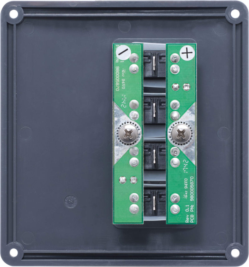 Water-Resistant Blue Sea Systems Circuit Breaker Switch Panel, Gray, 4 Positions