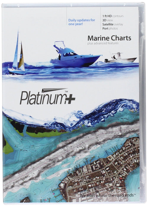 Platinum+ Navionics SD 638 Nautical Chart on SD/Micro-SD Card - MSD/638P+ Puget Sound